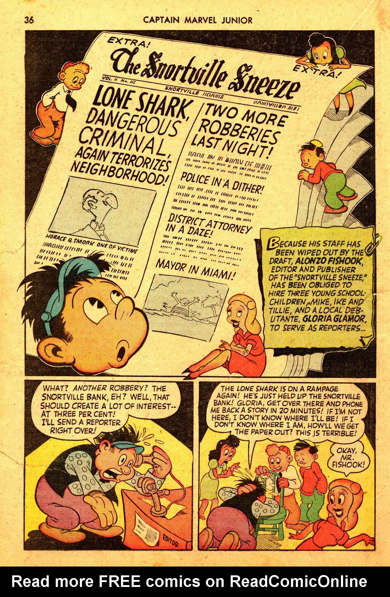 Read online Captain Marvel, Jr. comic -  Issue #108 - 38