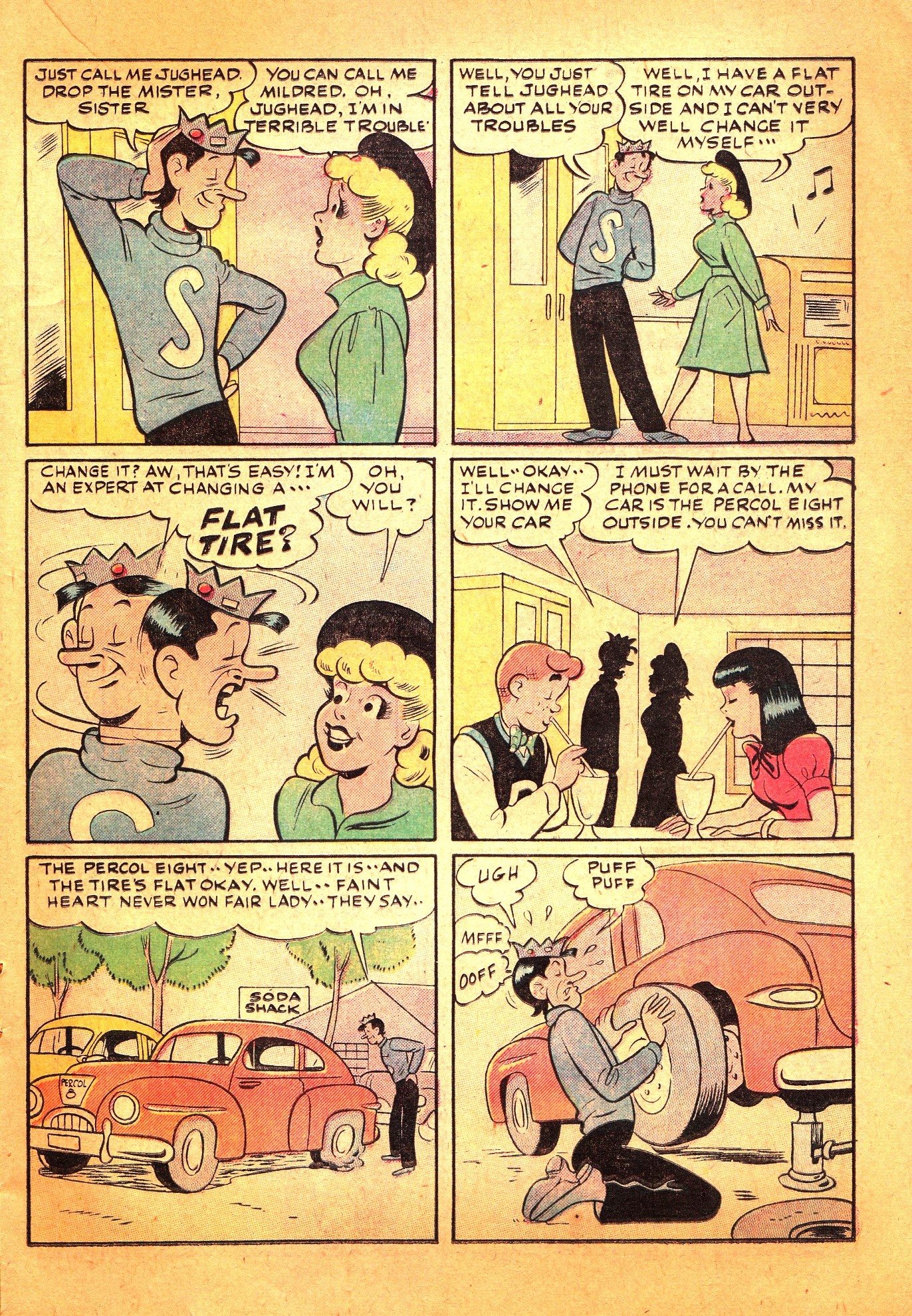 Read online Pep Comics comic -  Issue #87 - 21