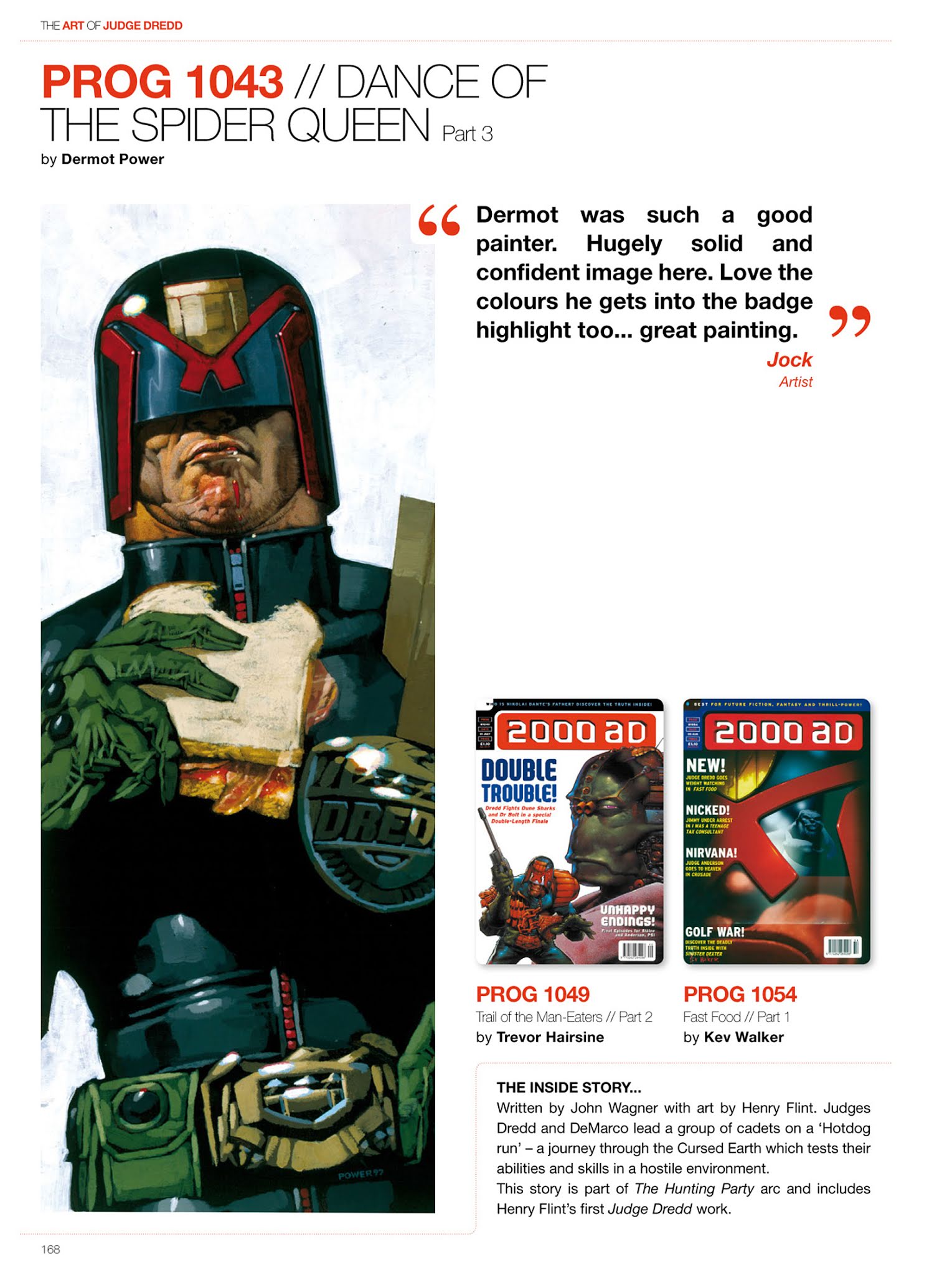 Read online The Art of Judge Dredd: Featuring 35 Years of Zarjaz Covers comic -  Issue # TPB (Part 2) - 77