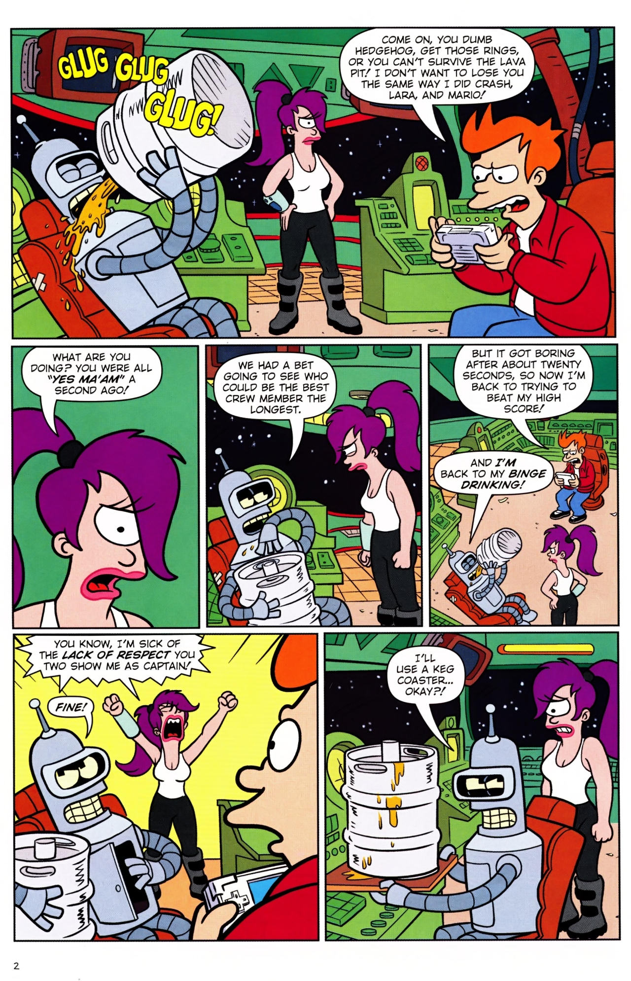 Read online Futurama Comics comic -  Issue #38 - 3