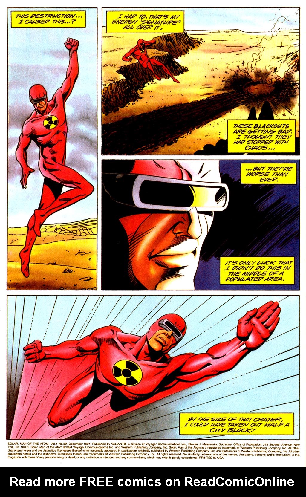 Read online Solar, Man of the Atom comic -  Issue #39 - 3