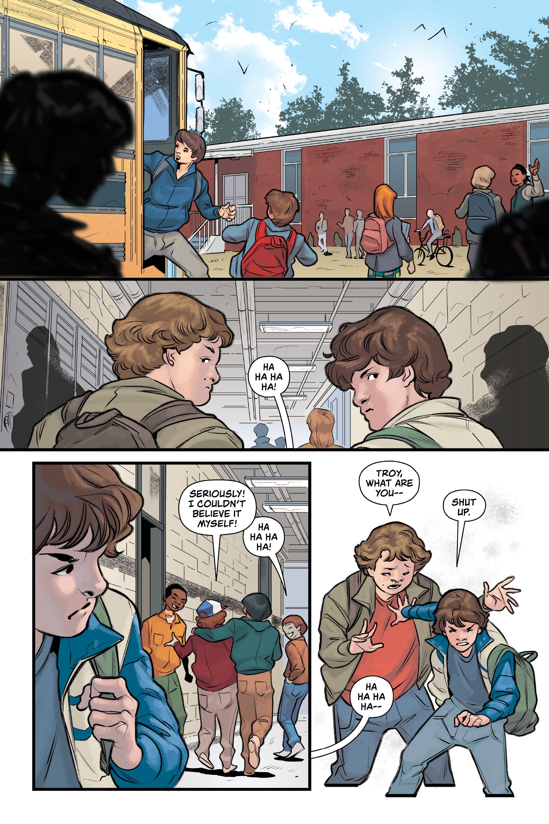Read online Stranger Things: The Bully comic -  Issue # TPB - 16