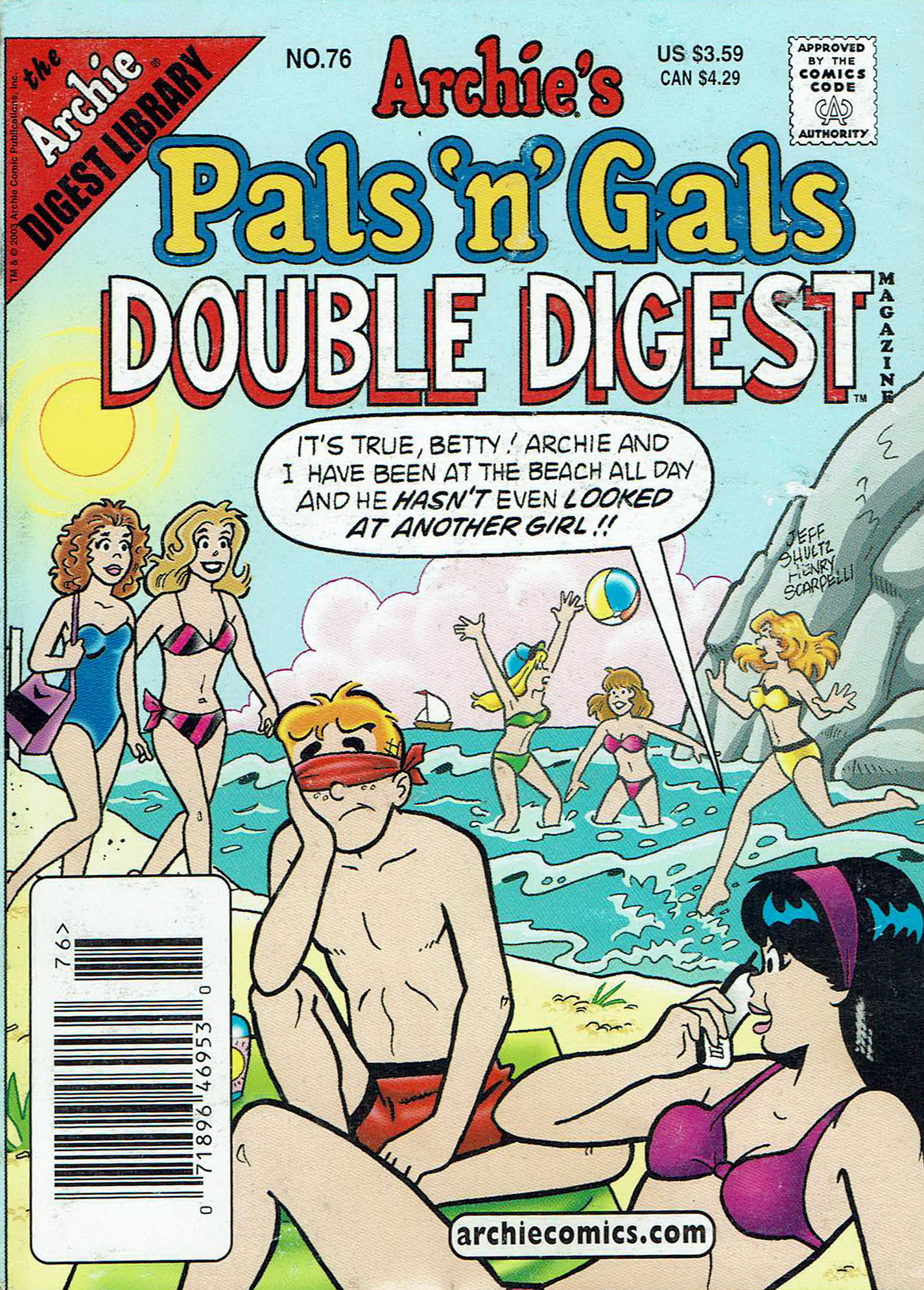 Read online Archie's Pals 'n' Gals Double Digest Magazine comic -  Issue #76 - 1