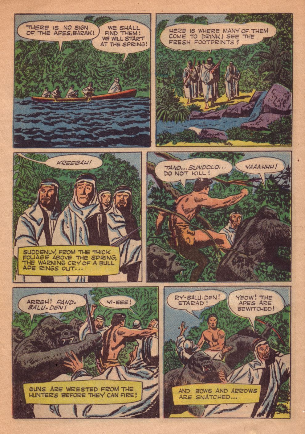 Read online Tarzan (1948) comic -  Issue #55 - 36