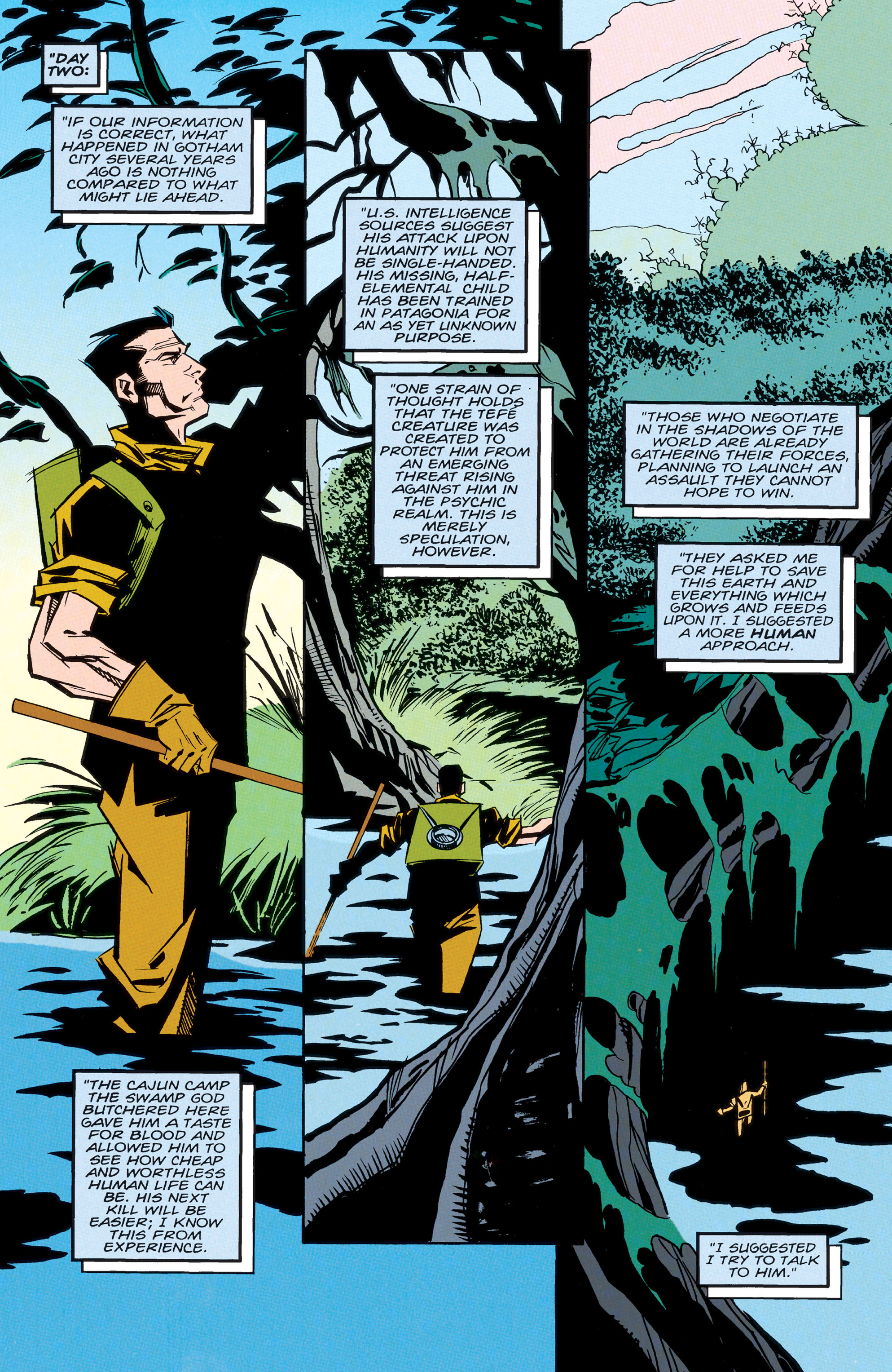 Read online Swamp Thing (1982) comic -  Issue # _TPB - Trial by Fire - 137