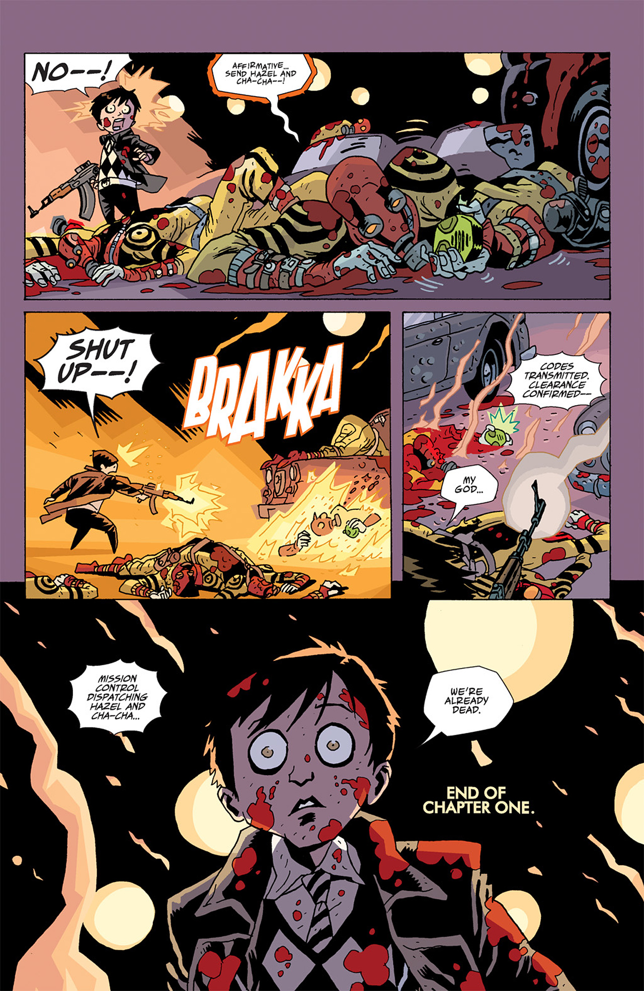 Read online The Umbrella Academy Dallas comic Issue 1