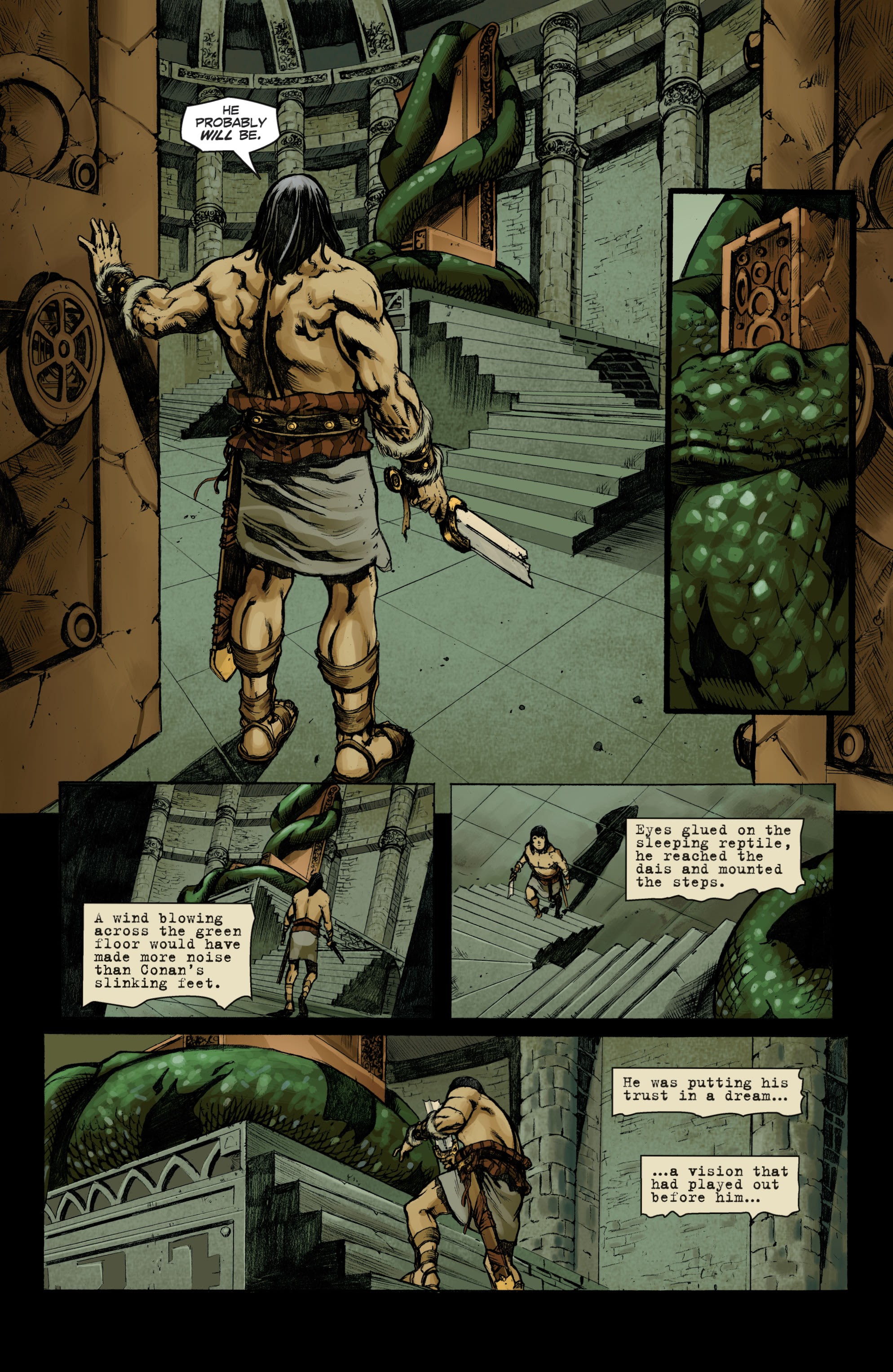 Read online Conan Chronicles Epic Collection comic -  Issue # TPB Blood In His Wake (Part 4) - 50