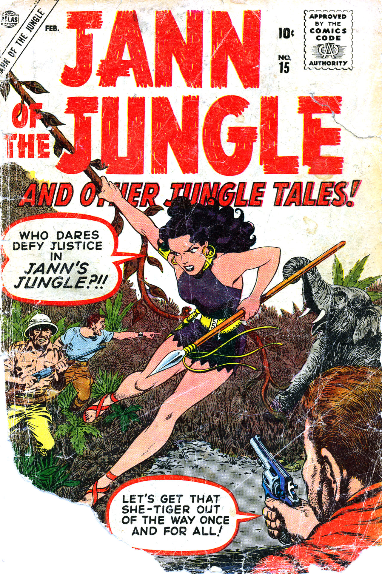 Read online Jann of the Jungle comic -  Issue #15 - 2