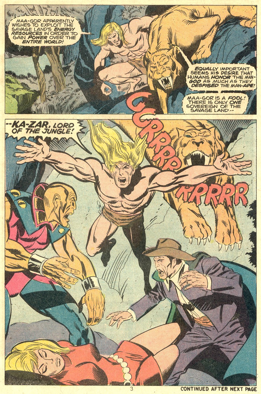 Read online Ka-Zar comic -  Issue #4 - 4