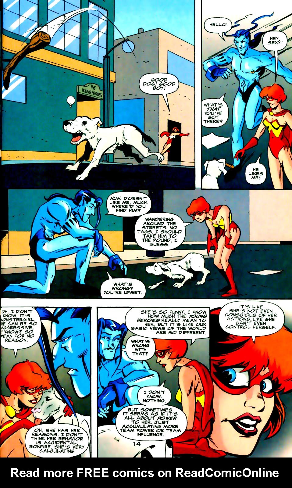 Read online Young Heroes in Love comic -  Issue #15 - 16