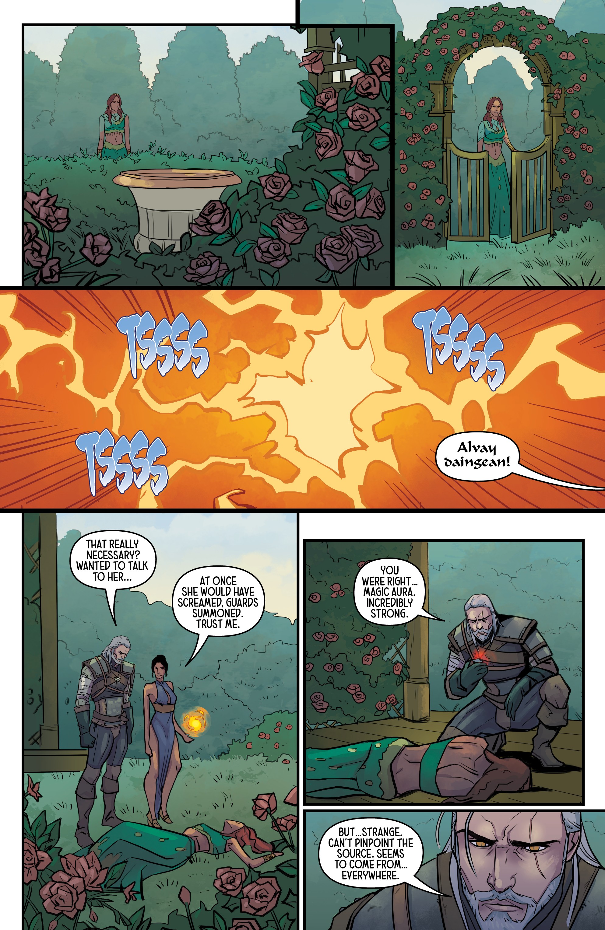 Read online The Witcher: Of Flesh and Flame comic -  Issue #2 - 19