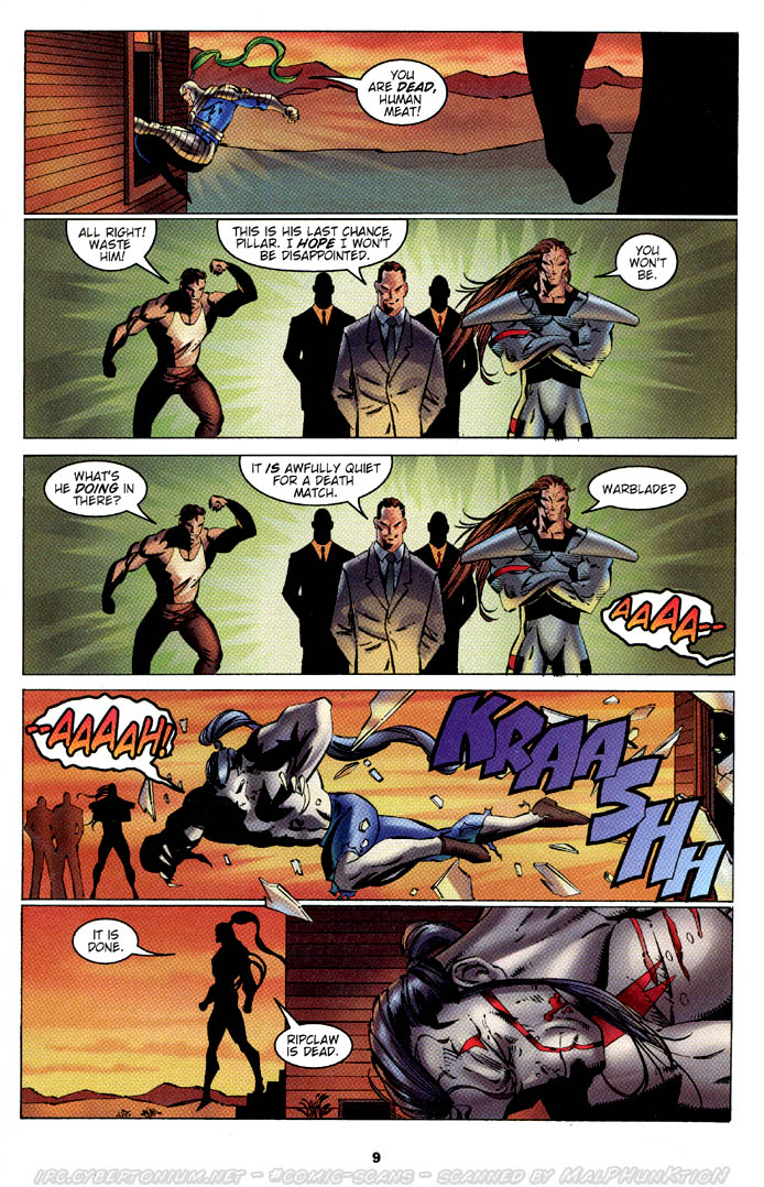 Read online Warblade: Endangered Species comic -  Issue #2 - 9