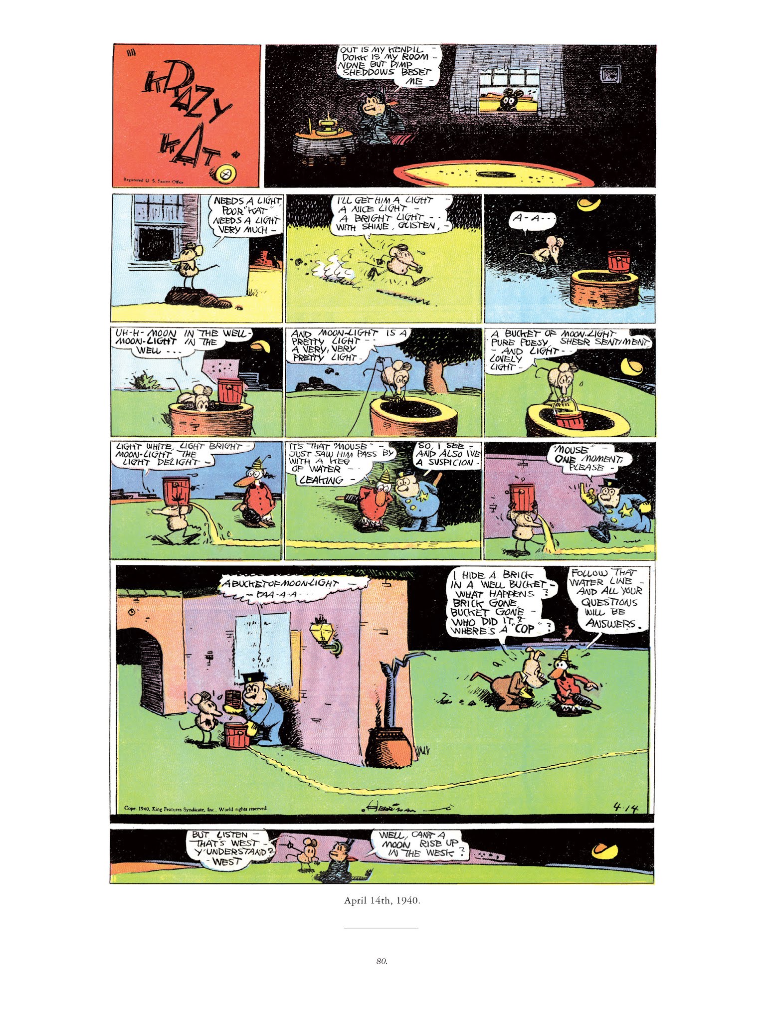 Read online Krazy & Ignatz comic -  Issue # TPB 11 - 80