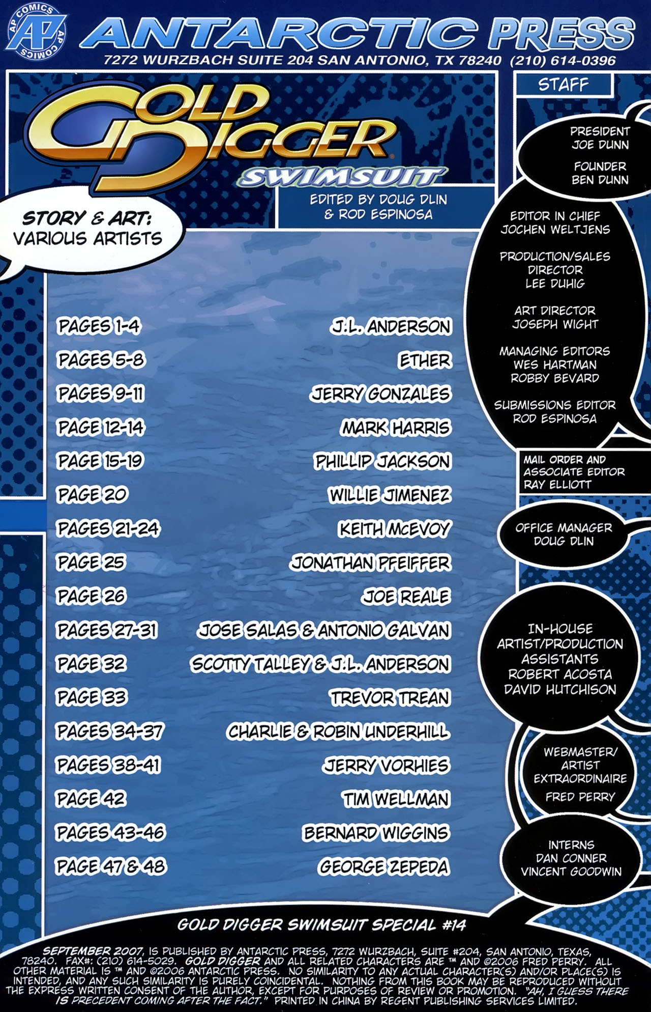 Read online Gold Digger Swimsuit Special comic -  Issue #14 - 2