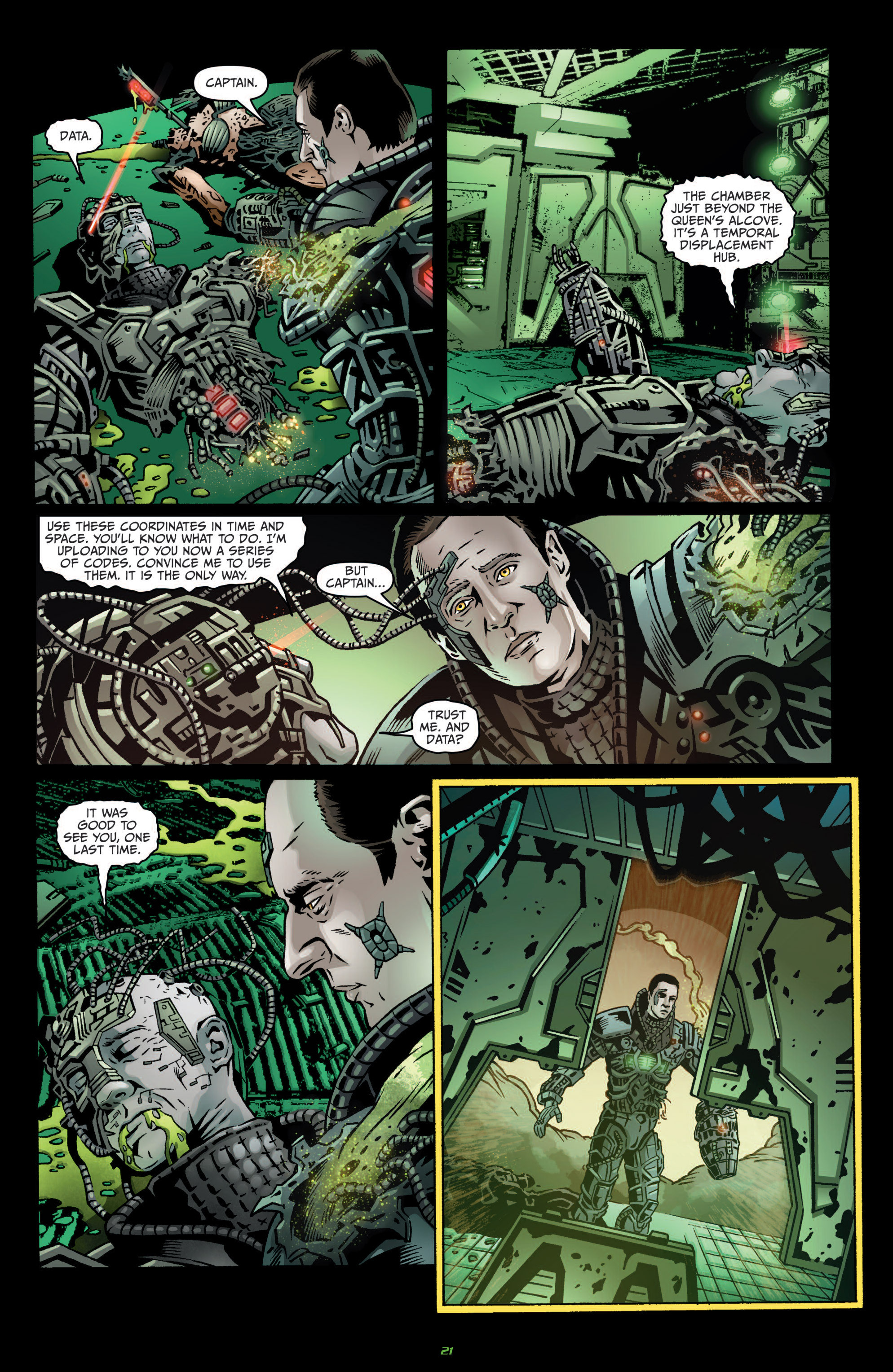 Read online Star Trek: The Next Generation - Hive comic -  Issue #3 - 24