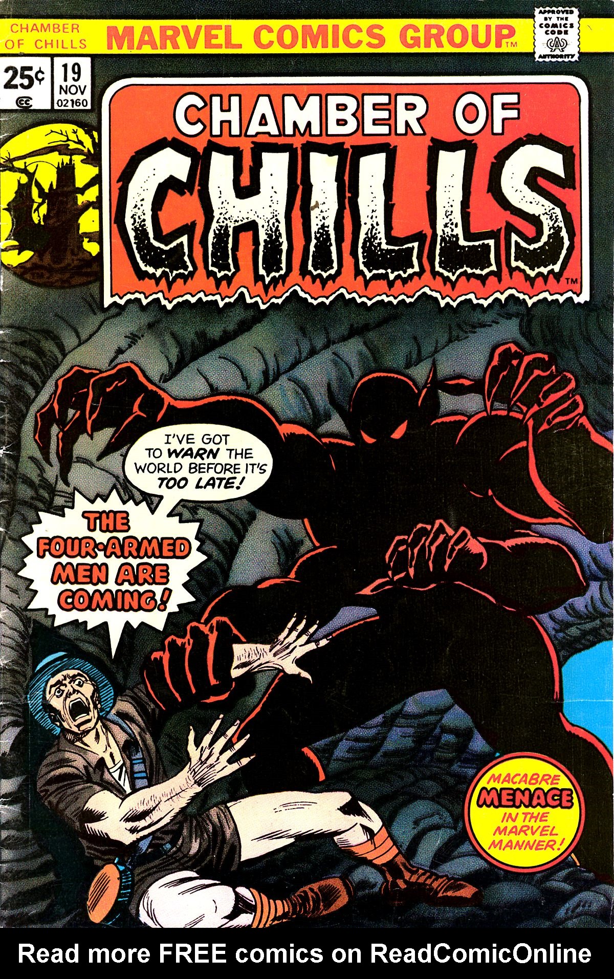 Read online Chamber of Chills (1972) comic -  Issue #19 - 1