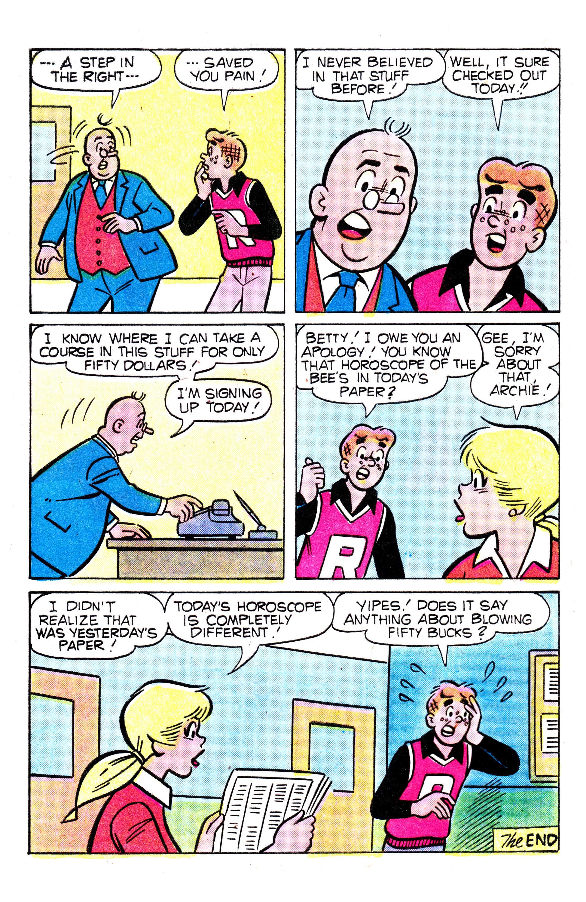 Read online Archie (1960) comic -  Issue #294 - 7