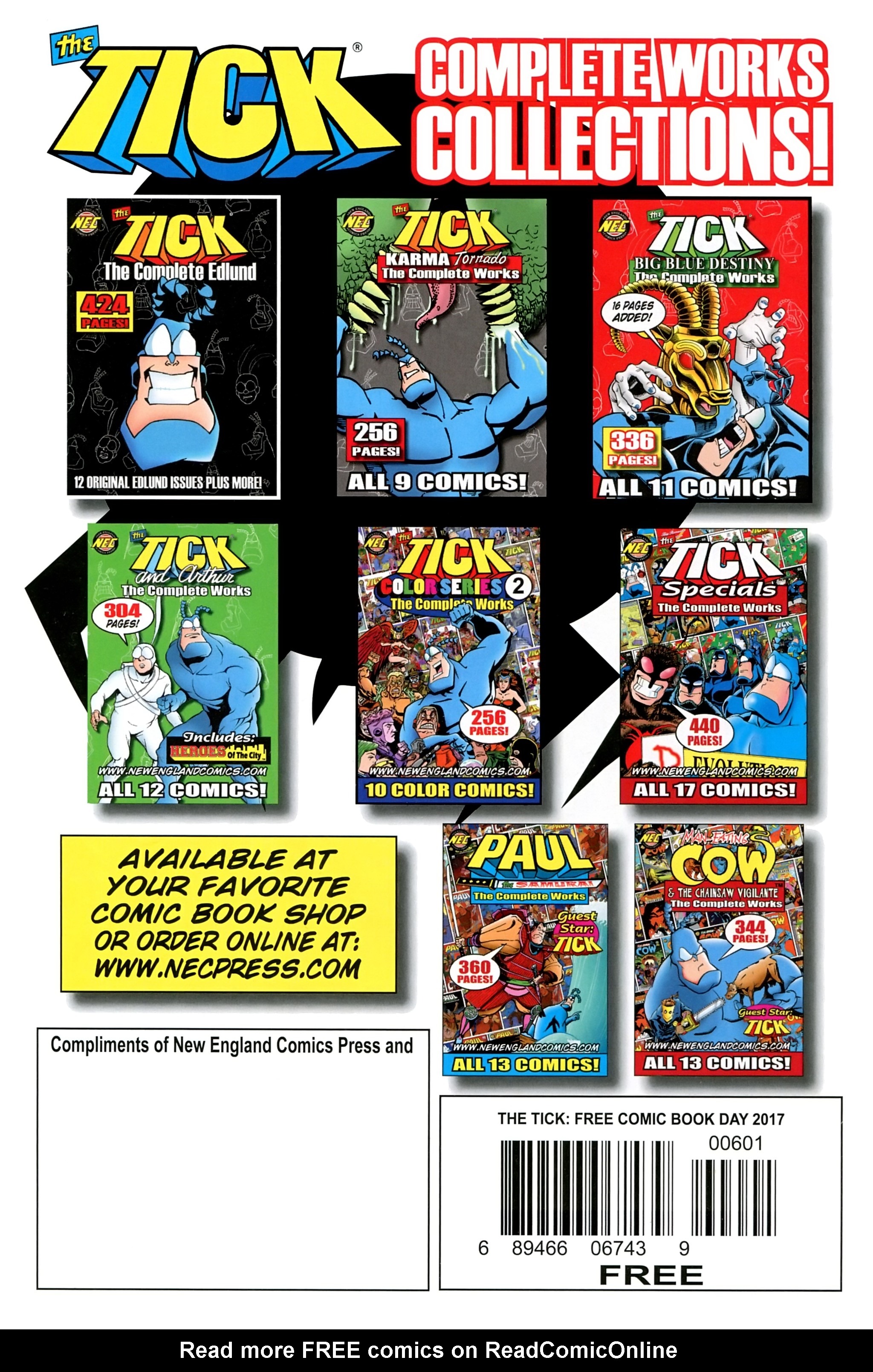 Read online Free Comic Book Day 2017 comic -  Issue # The Tick - 32