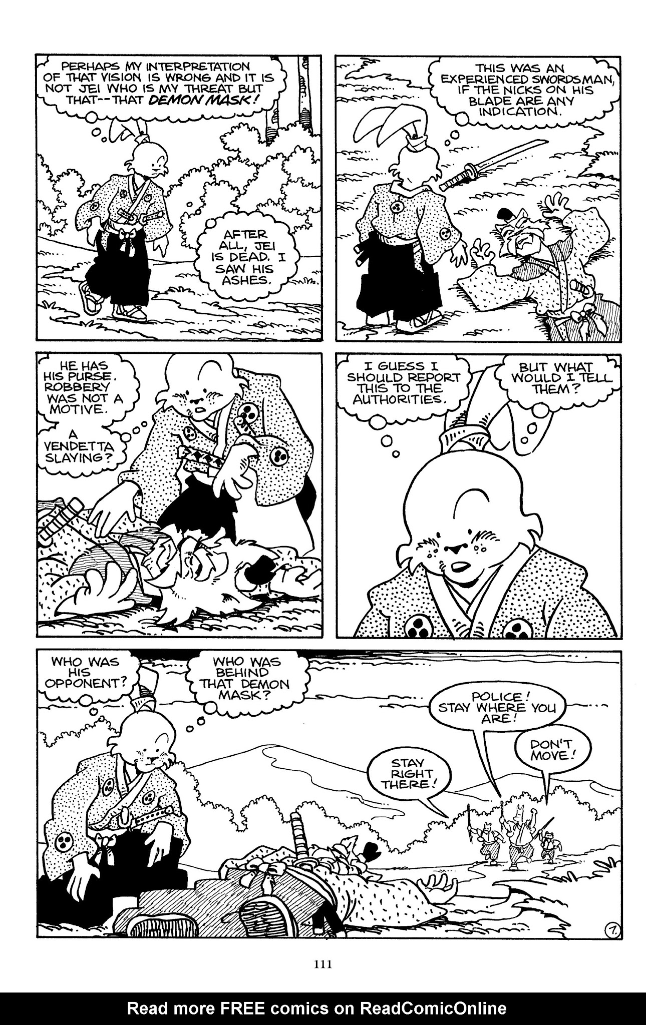 Read online The Usagi Yojimbo Saga comic -  Issue # TPB 3 - 109