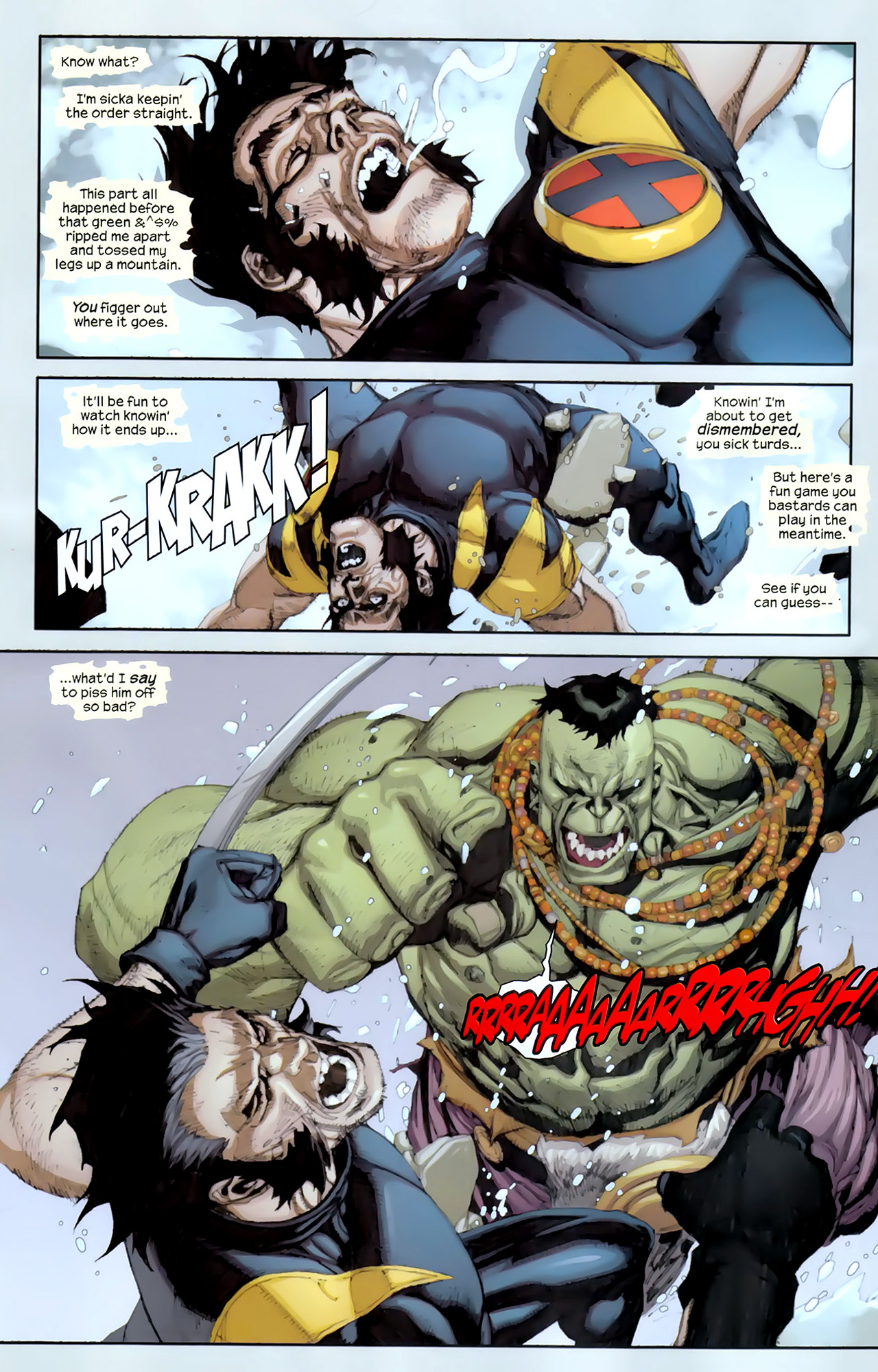 Read online Ultimate Wolverine vs. Hulk comic -  Issue #3 - 12