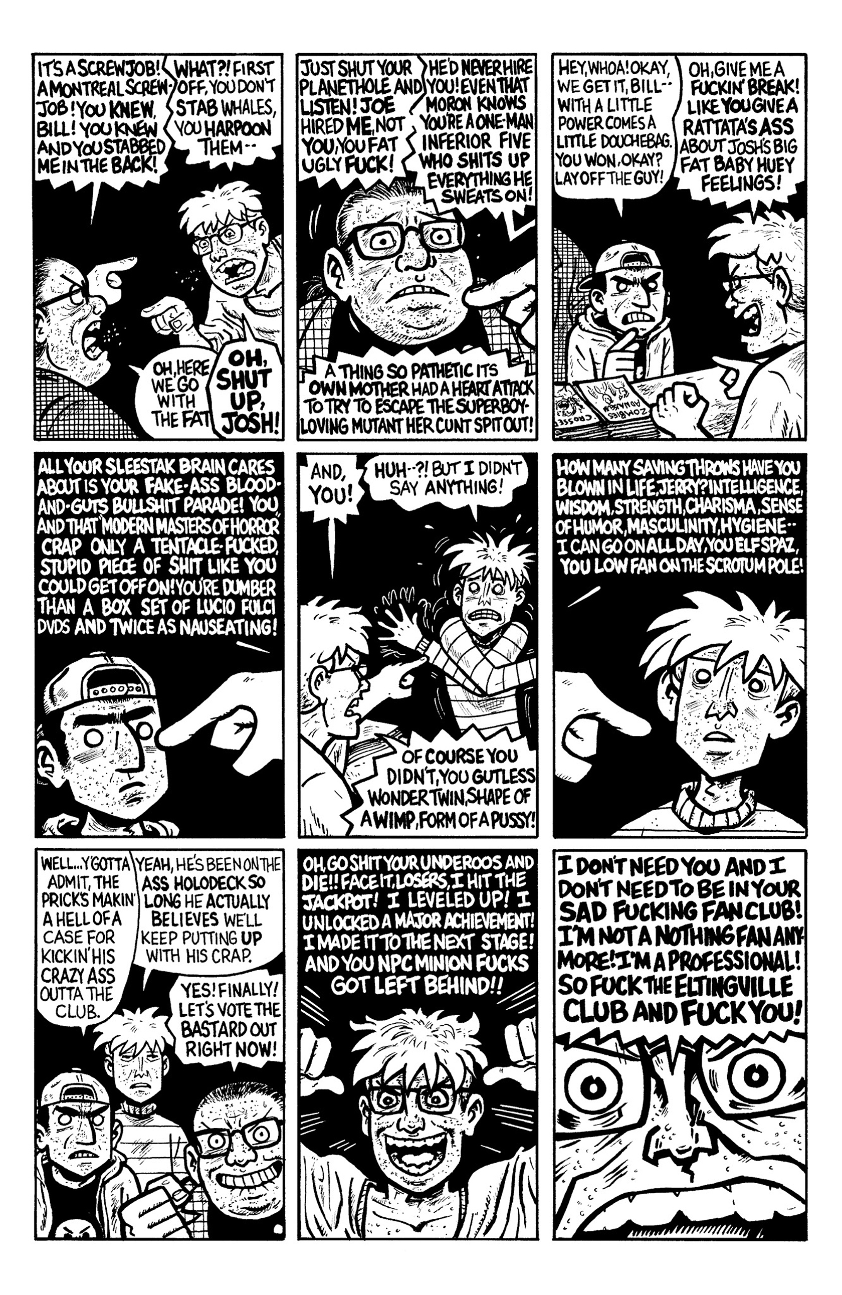 Read online The Eltingville Club comic -  Issue #1 - 19