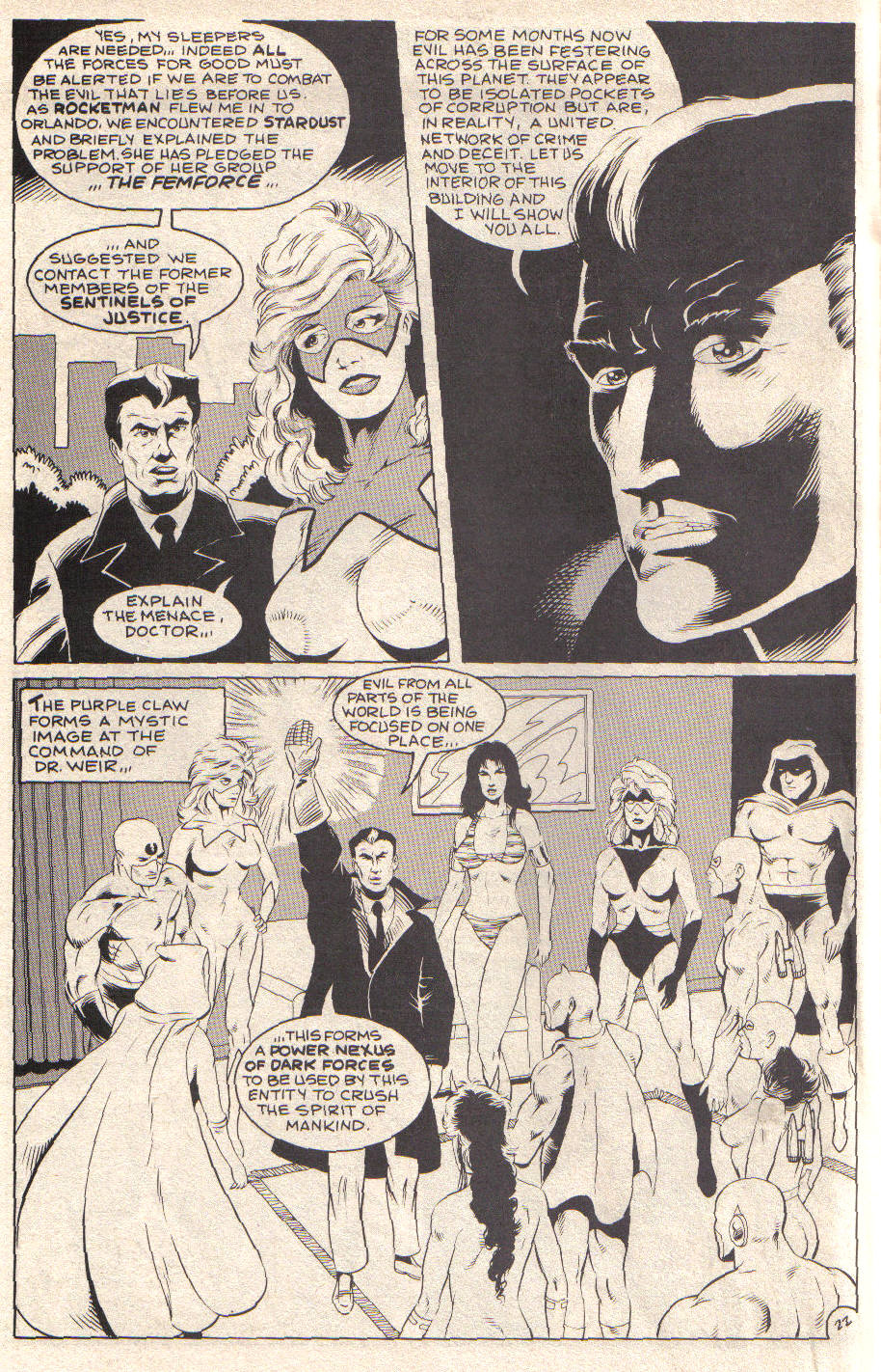 Read online Femforce comic -  Issue #19 - 24