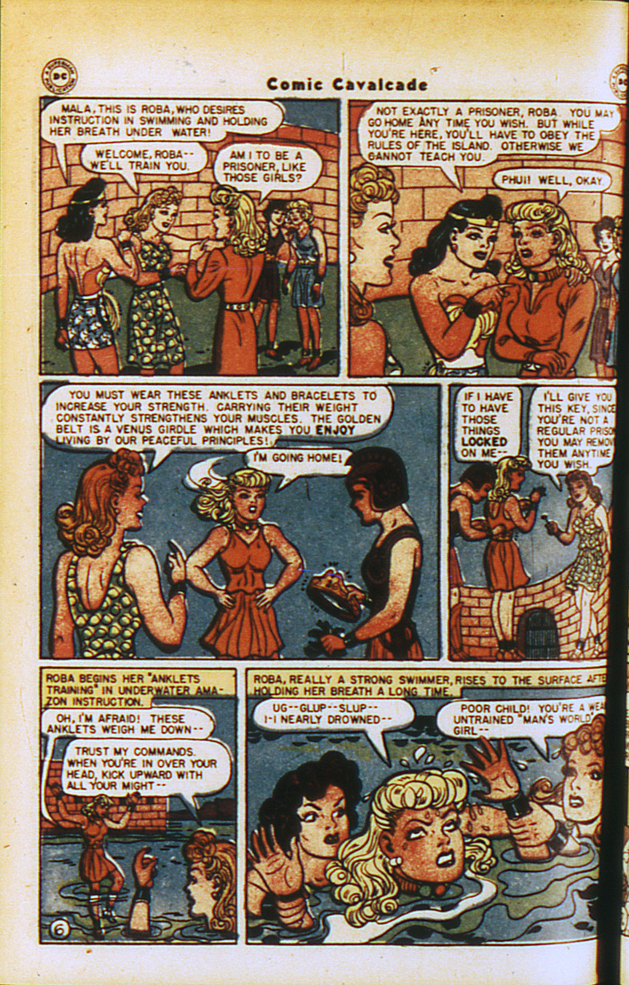 Read online Comic Cavalcade comic -  Issue #19 - 9