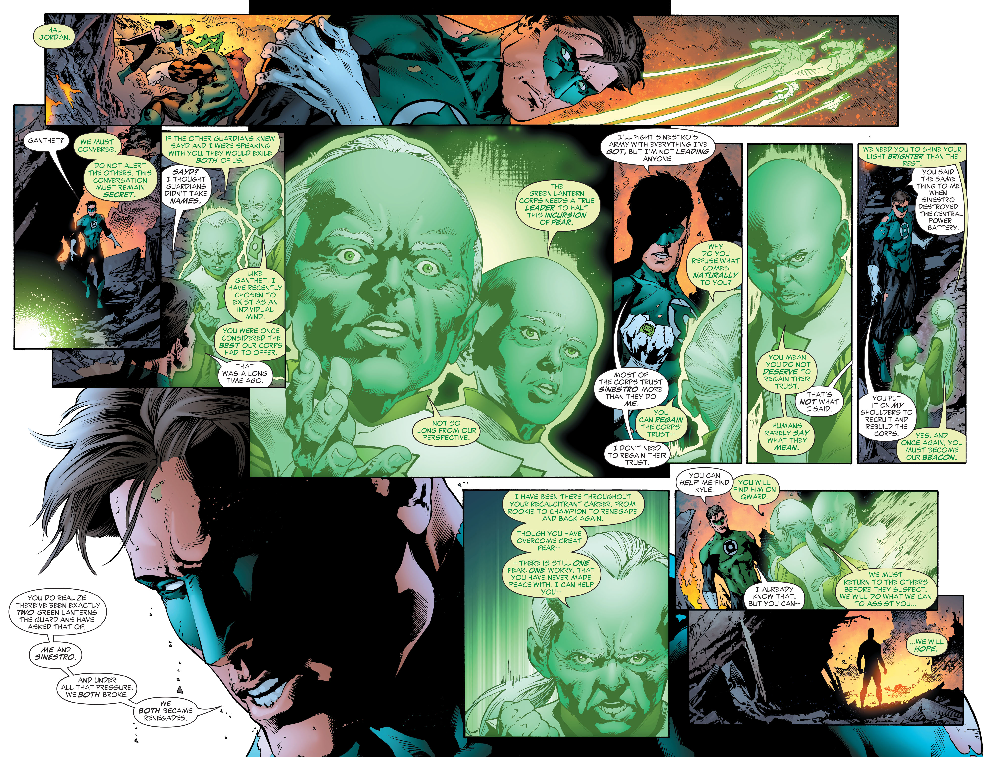 Read online Green Lantern by Geoff Johns comic -  Issue # TPB 3 (Part 1) - 88