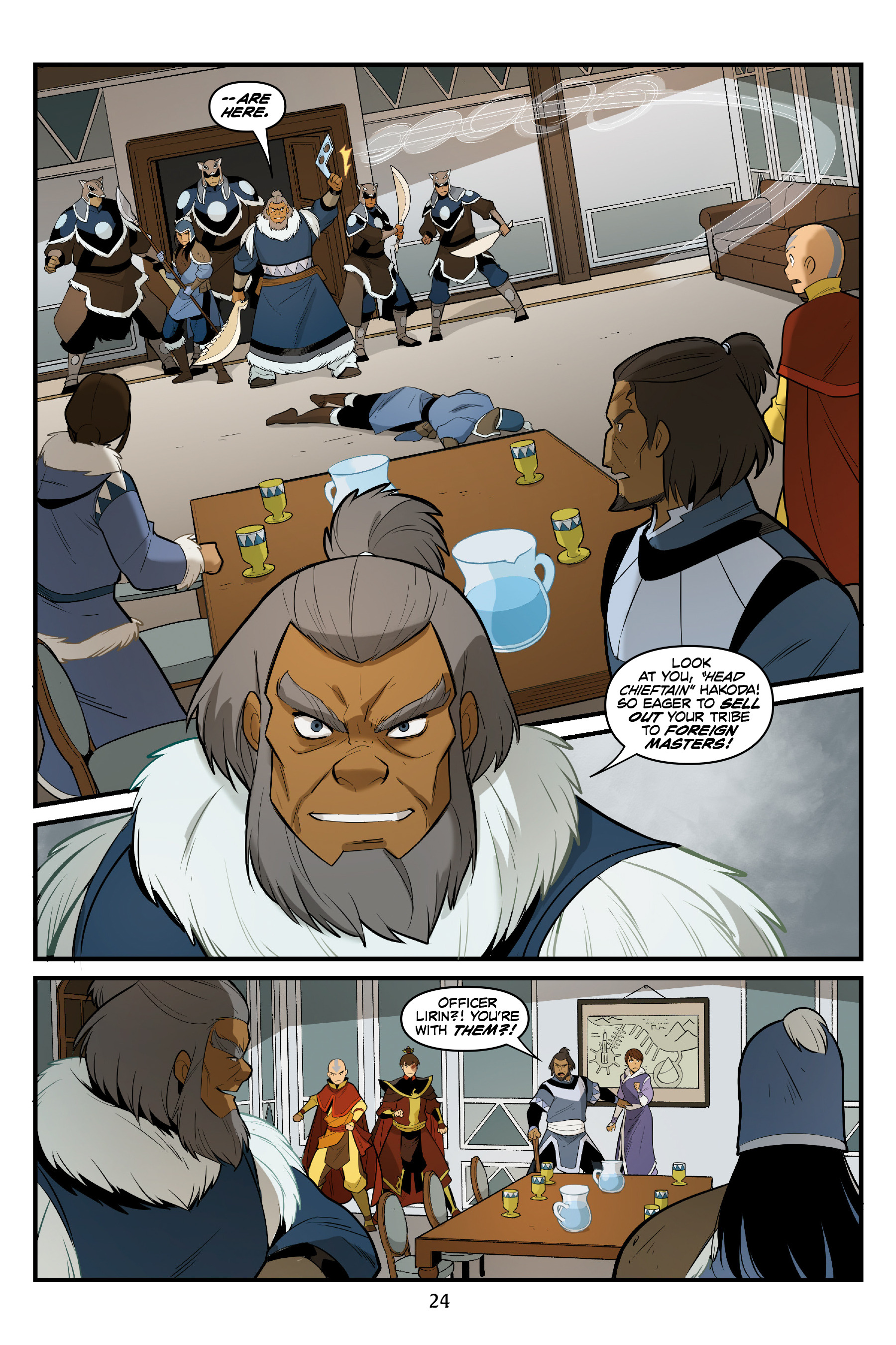 Read online Nickelodeon Avatar: The Last Airbender - North and South comic -  Issue #3 - 25