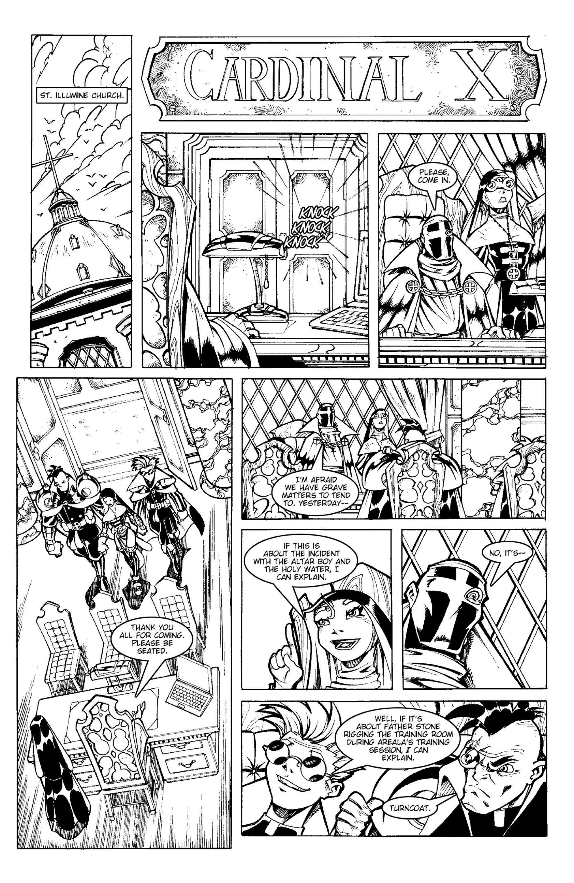 Read online Warrior Nun Areala: Armor of God comic -  Issue # TPB - 54
