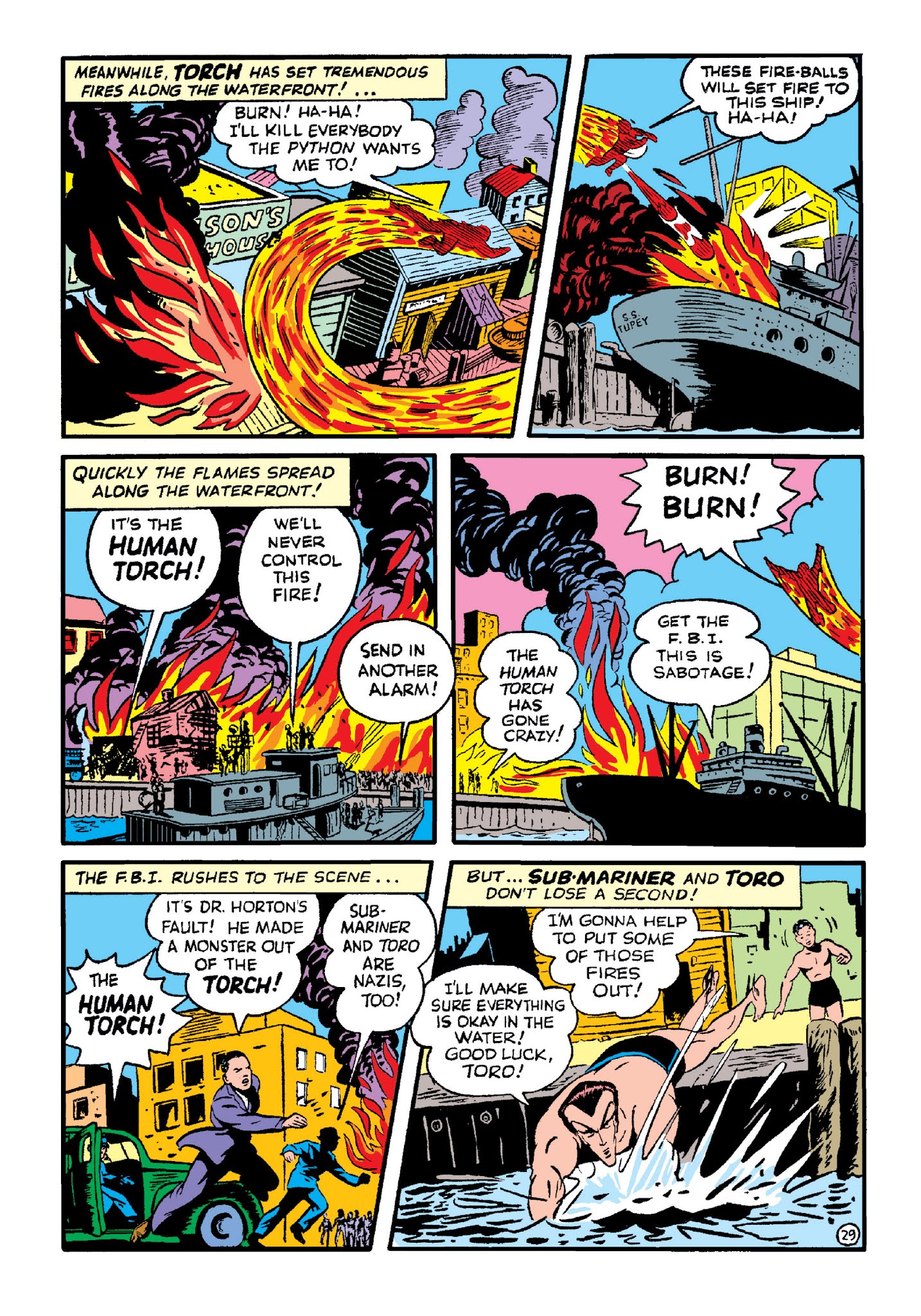 Read online Marvel Masterworks: Golden Age Human Torch comic -  Issue # TPB 2 (Part 3) - 36