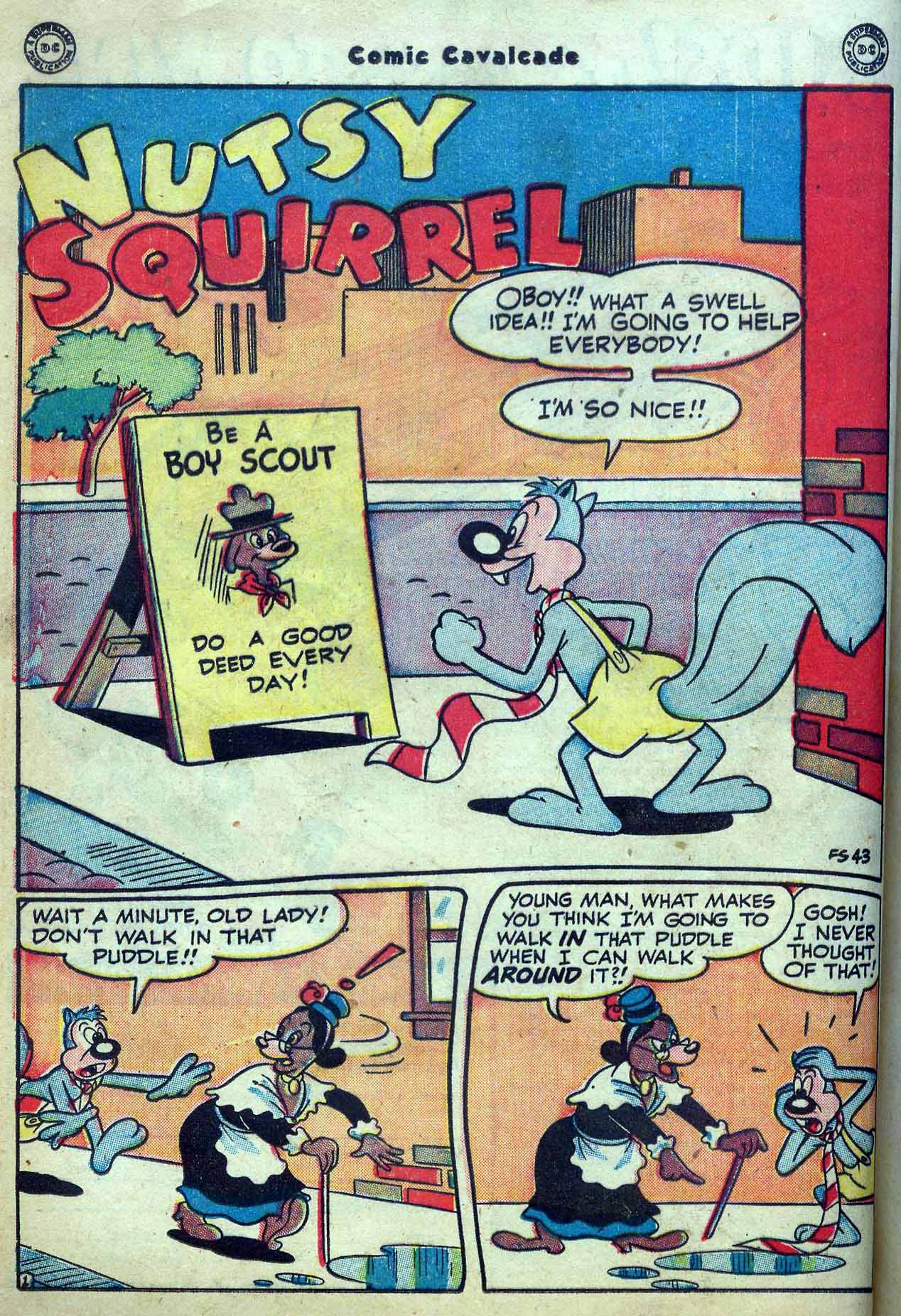 Read online Comic Cavalcade comic -  Issue #33 - 34