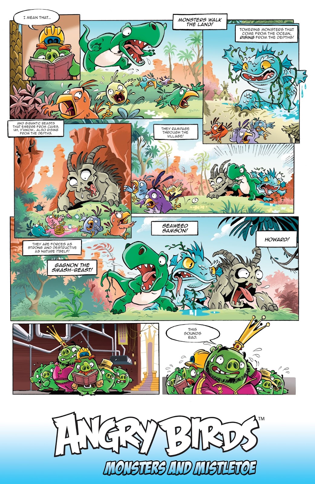 Angry Birds Comics Quarterly issue Issue Monsters and Mistletoe - Page 9