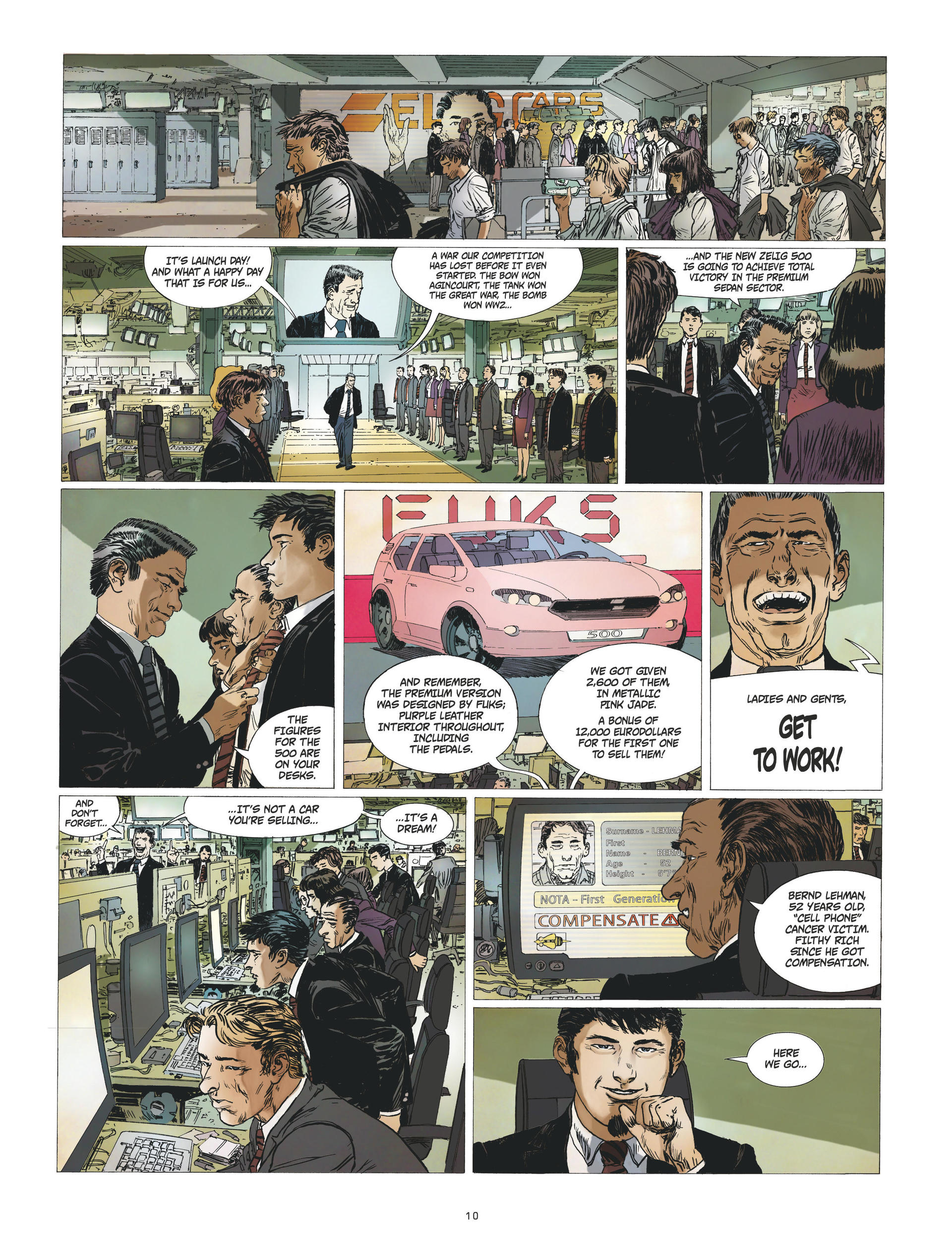 Read online Human Stock Exchange comic -  Issue #1 - 10