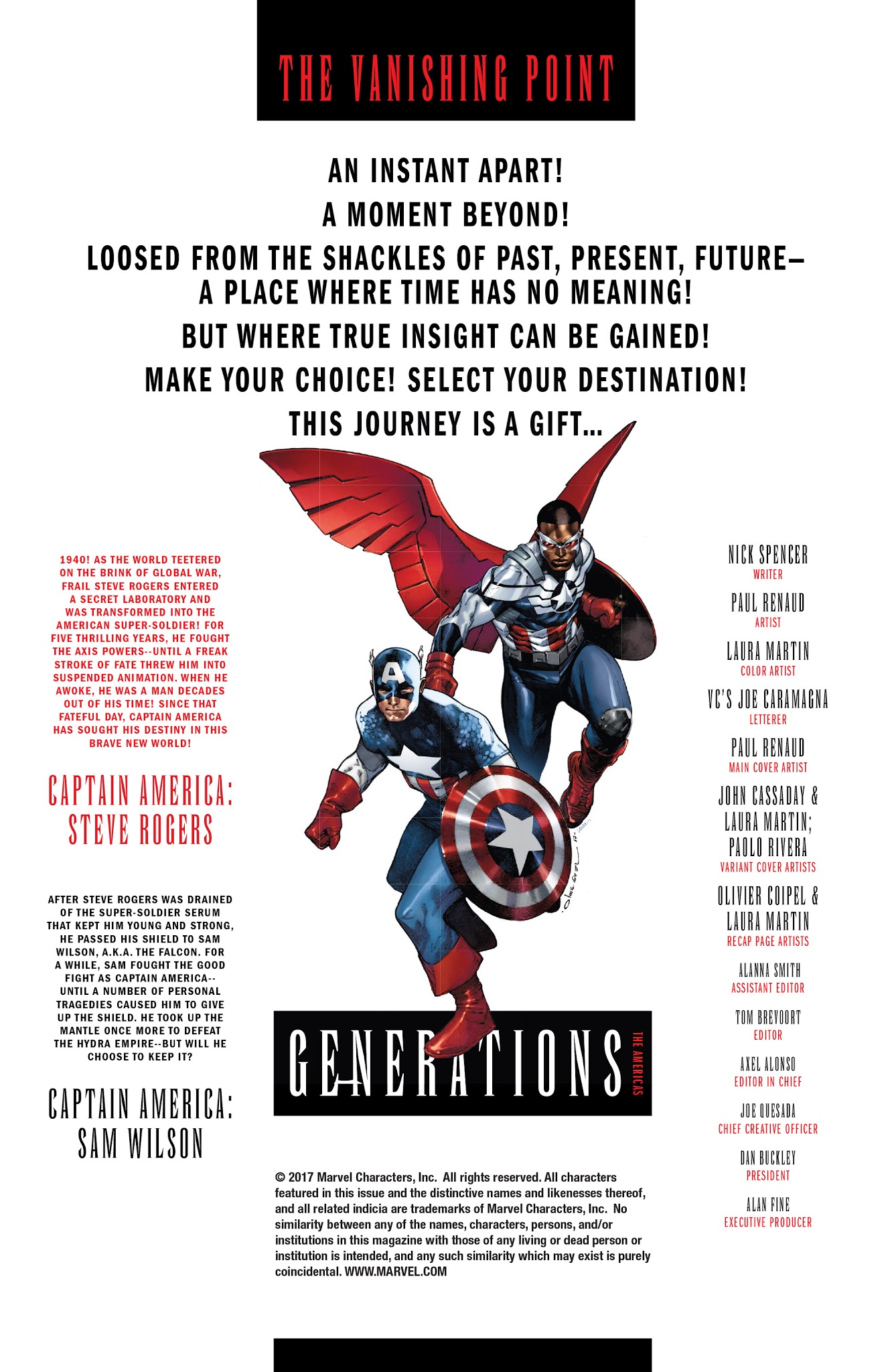 Read online Generations: Sam Wilson Captain America & Steve Rogers Captain America comic -  Issue # Full - 2