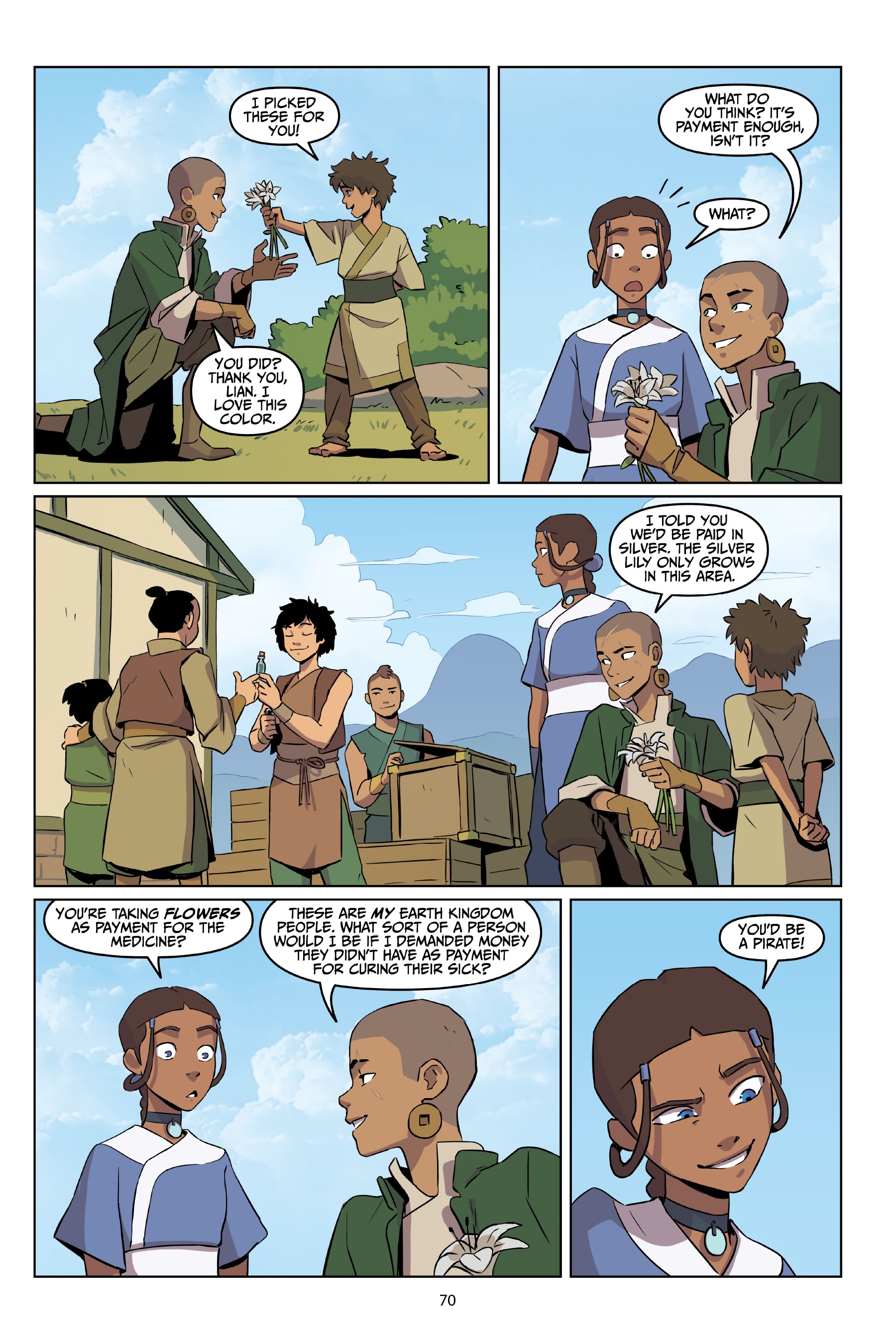 Read online Avatar: The Last Airbender—Katara and the Pirate's Silver comic -  Issue # TPB - 70