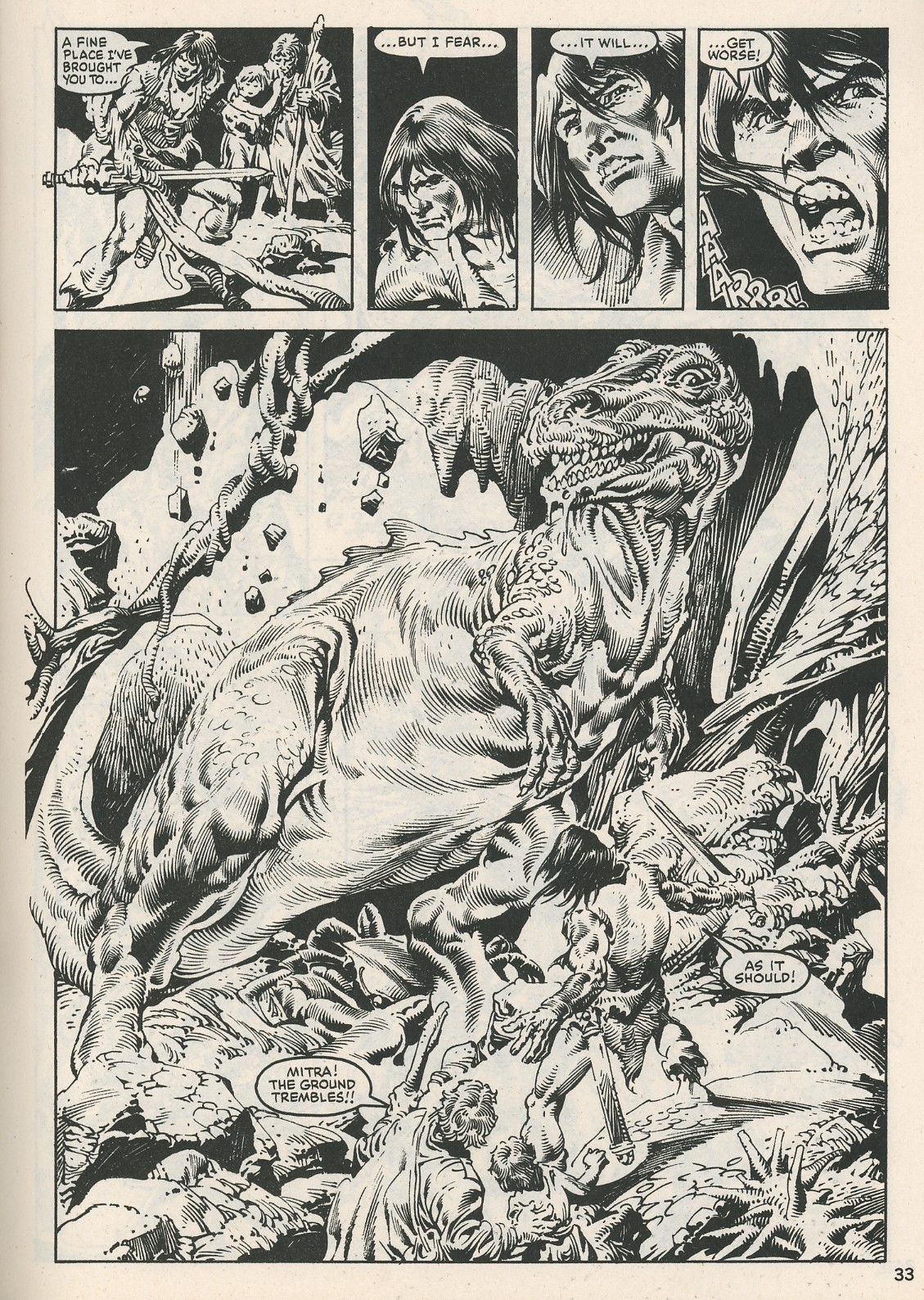 Read online The Savage Sword Of Conan comic -  Issue #114 - 33