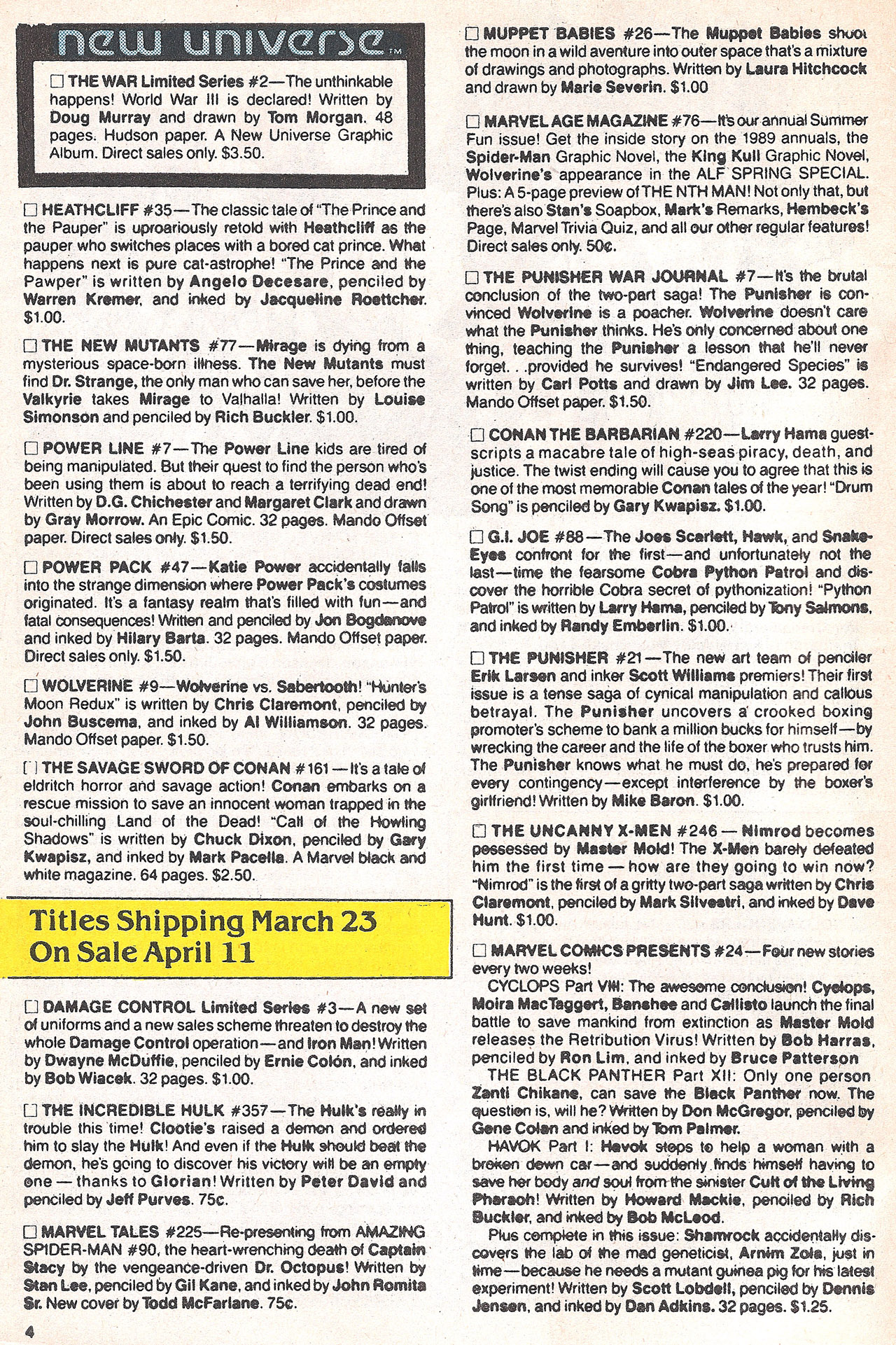 Read online Marvel Age comic -  Issue #75 - 6