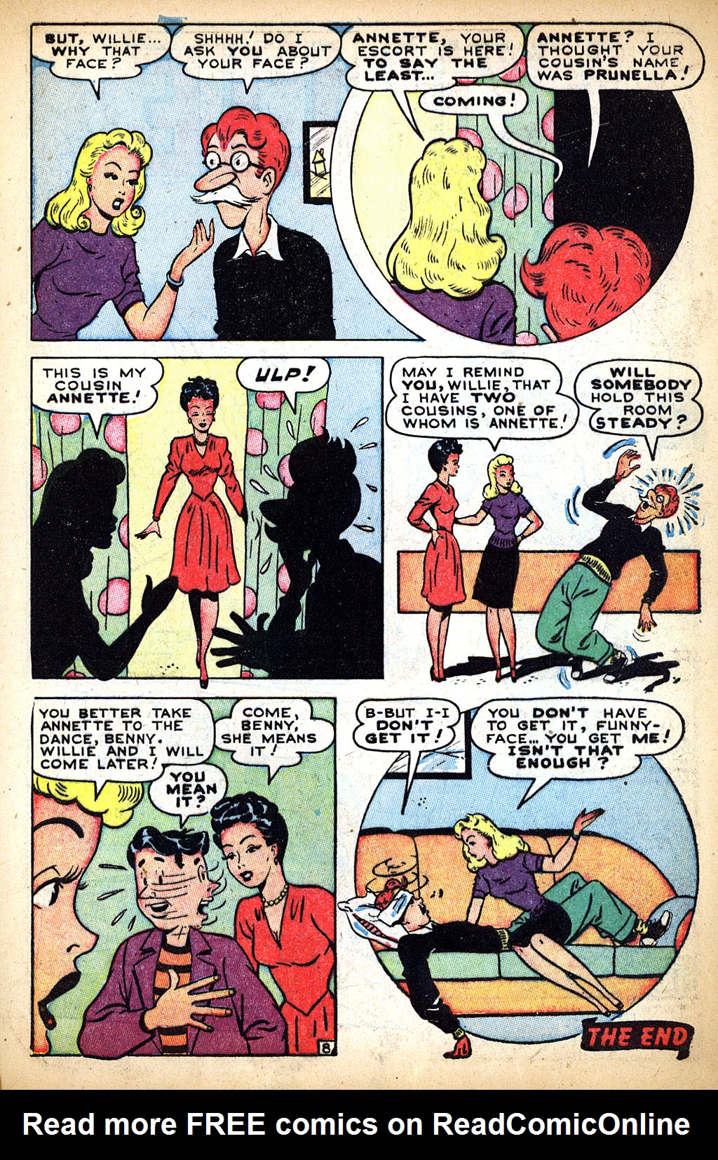 Read online Willie Comics (1946) comic -  Issue #7 - 11