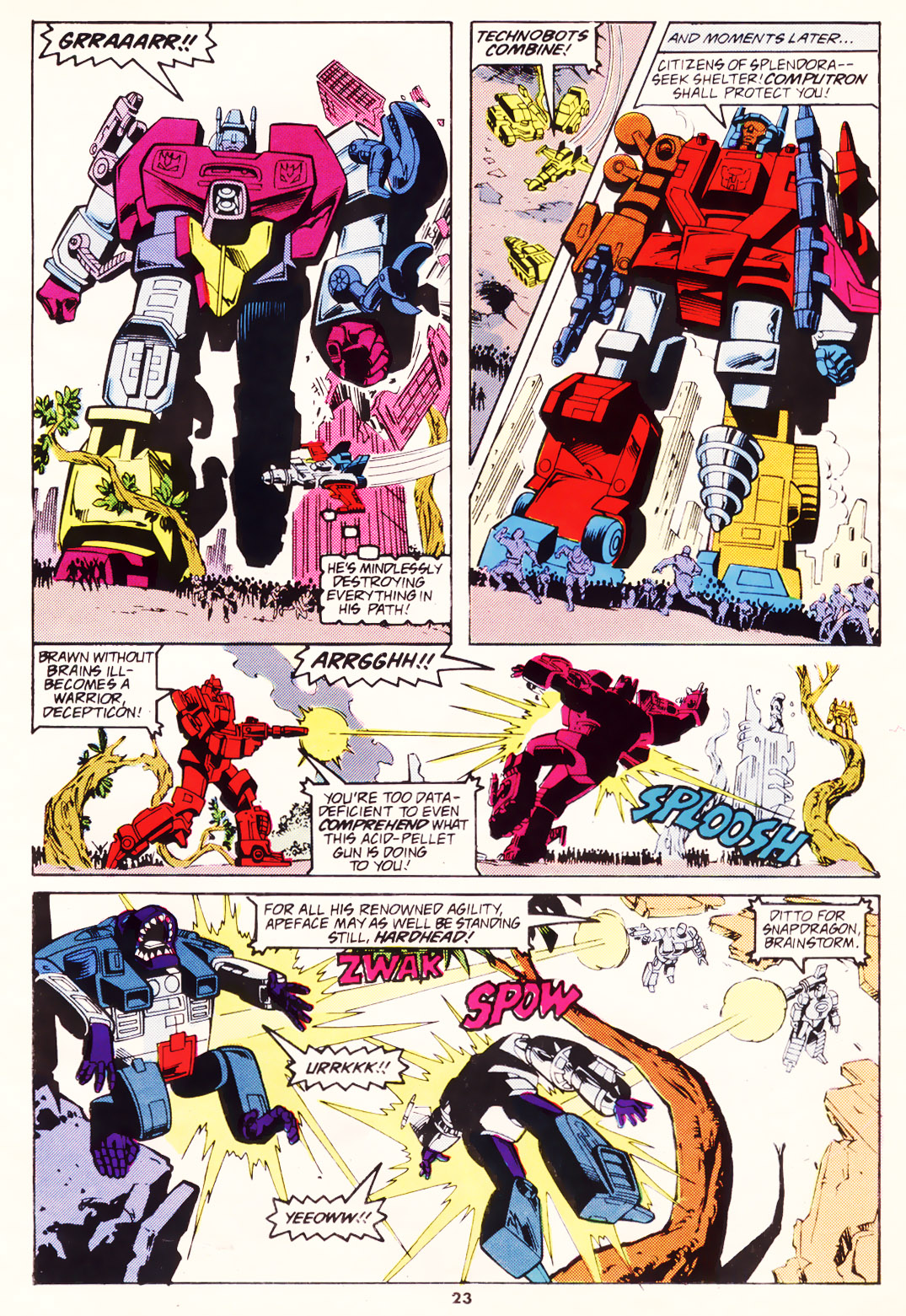 Read online The Transformers (UK) comic -  Issue #138 - 20