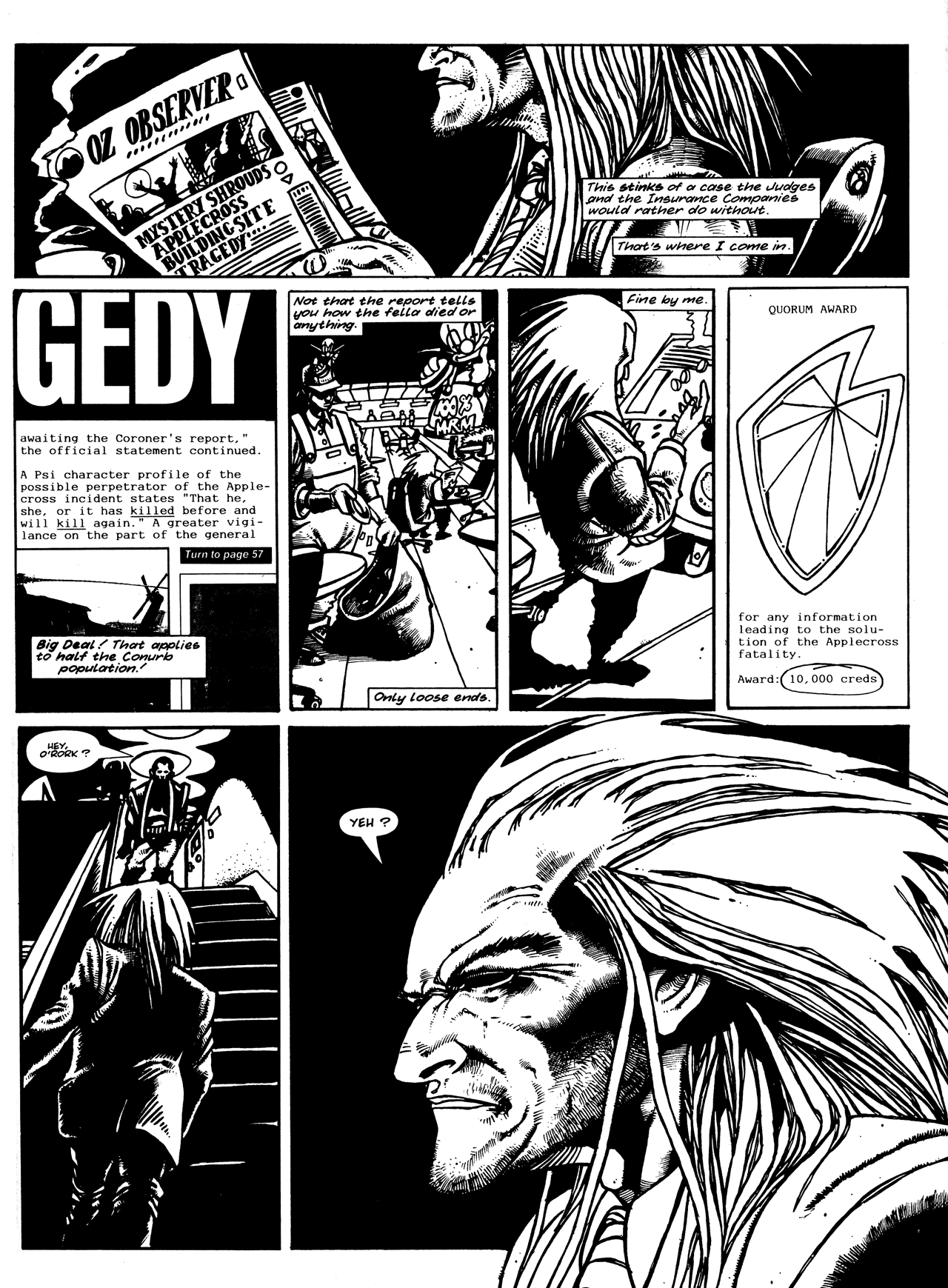 Read online Judge Dredd: The Megazine (vol. 2) comic -  Issue #61 - 35