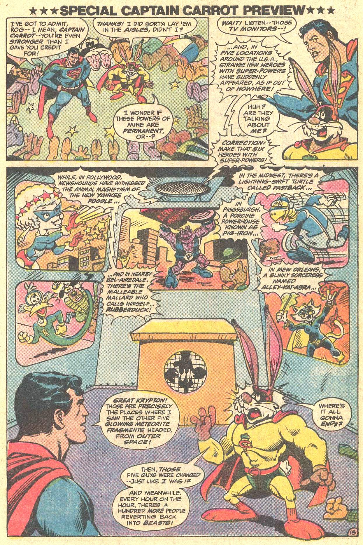 Read online Captain Carrot and His Amazing Zoo Crew! comic -  Issue #0 - 15