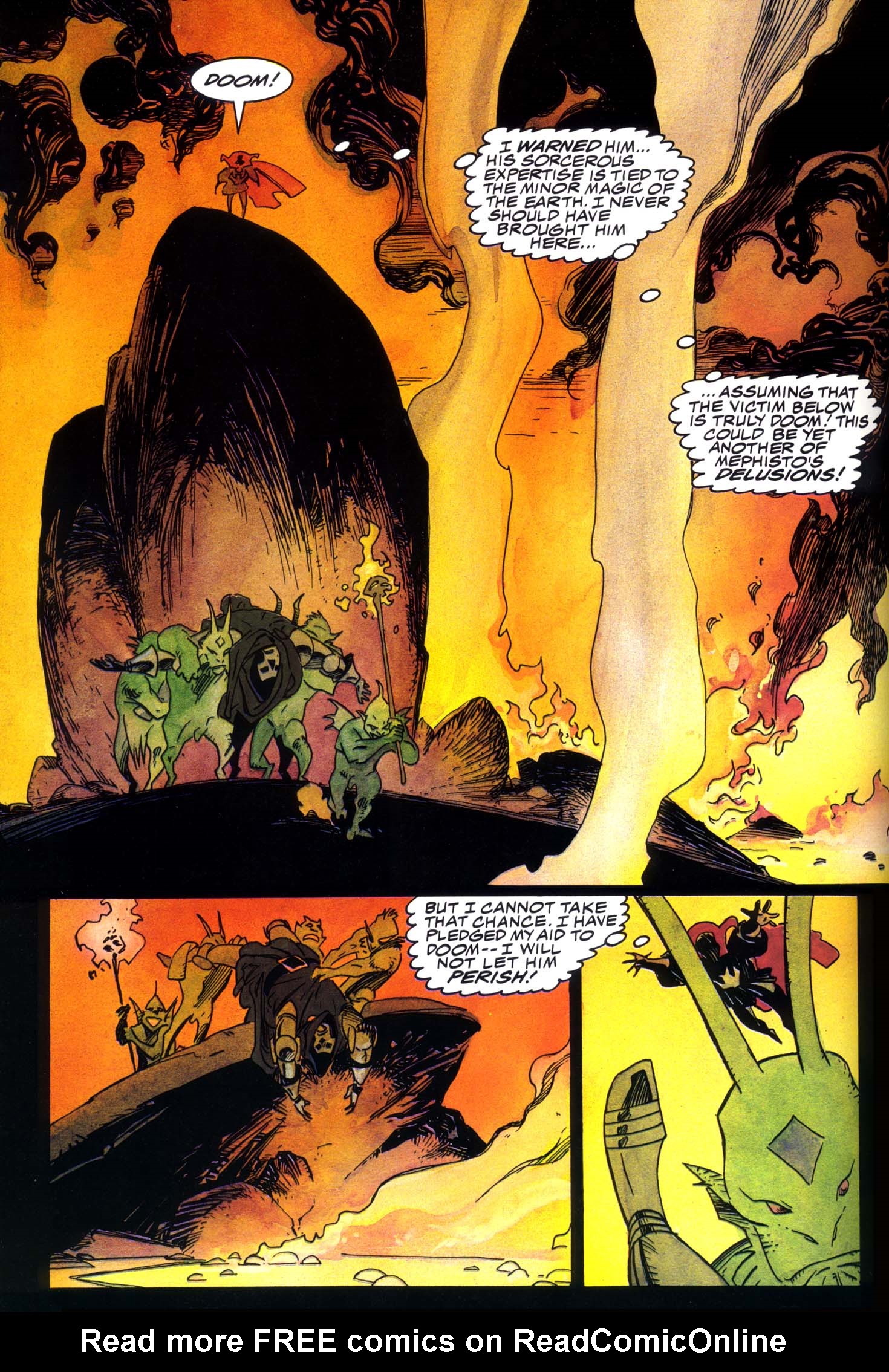Read online Marvel Graphic Novel comic -  Issue #49 - Doctor Strange & Doctor Doom - Triumph & Torment - 63