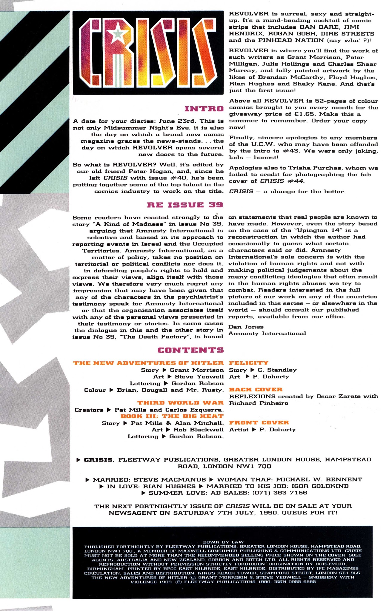 Read online Crisis comic -  Issue #47 - 2