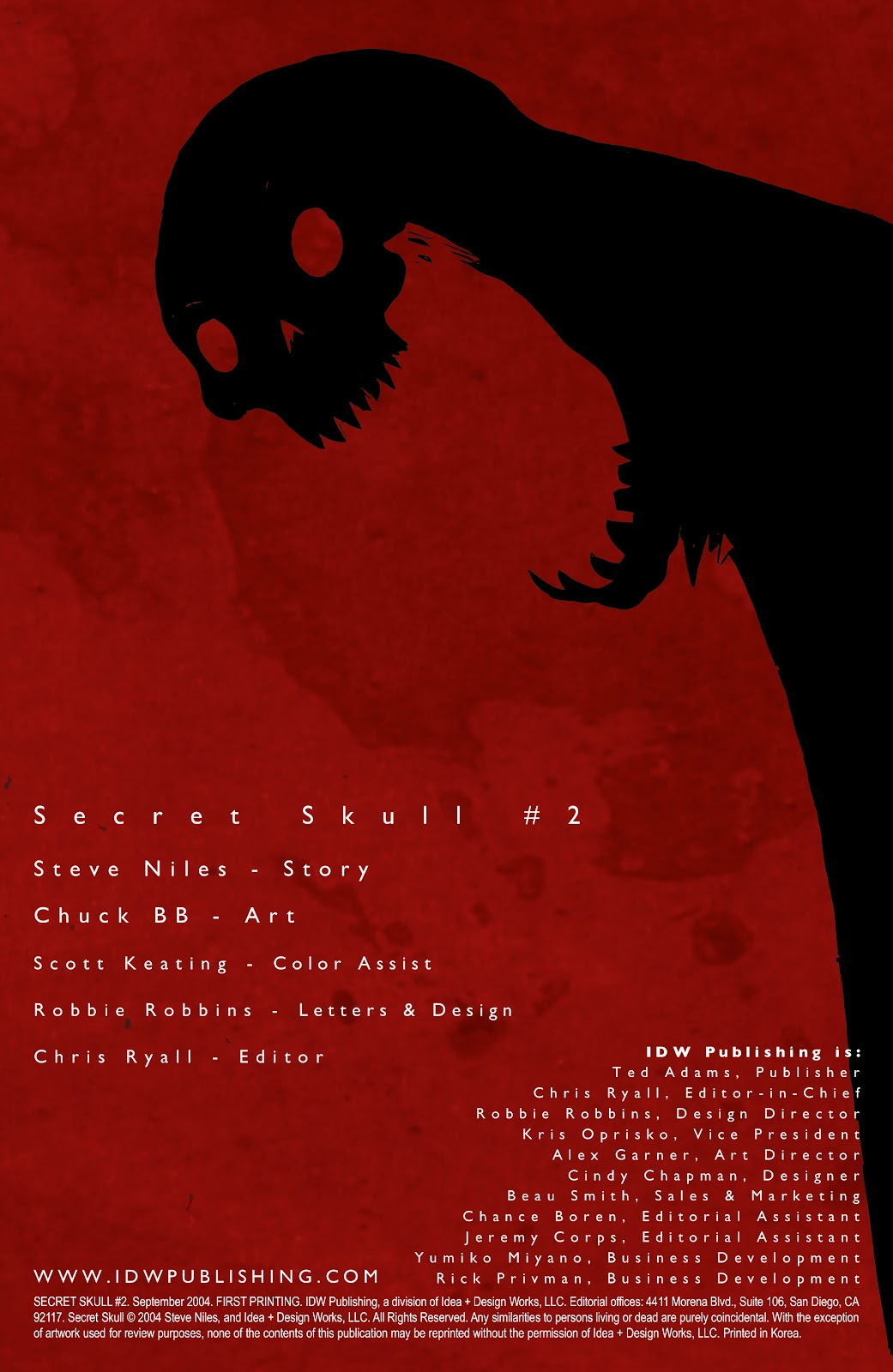 Secret Skull issue 2 - Page 2