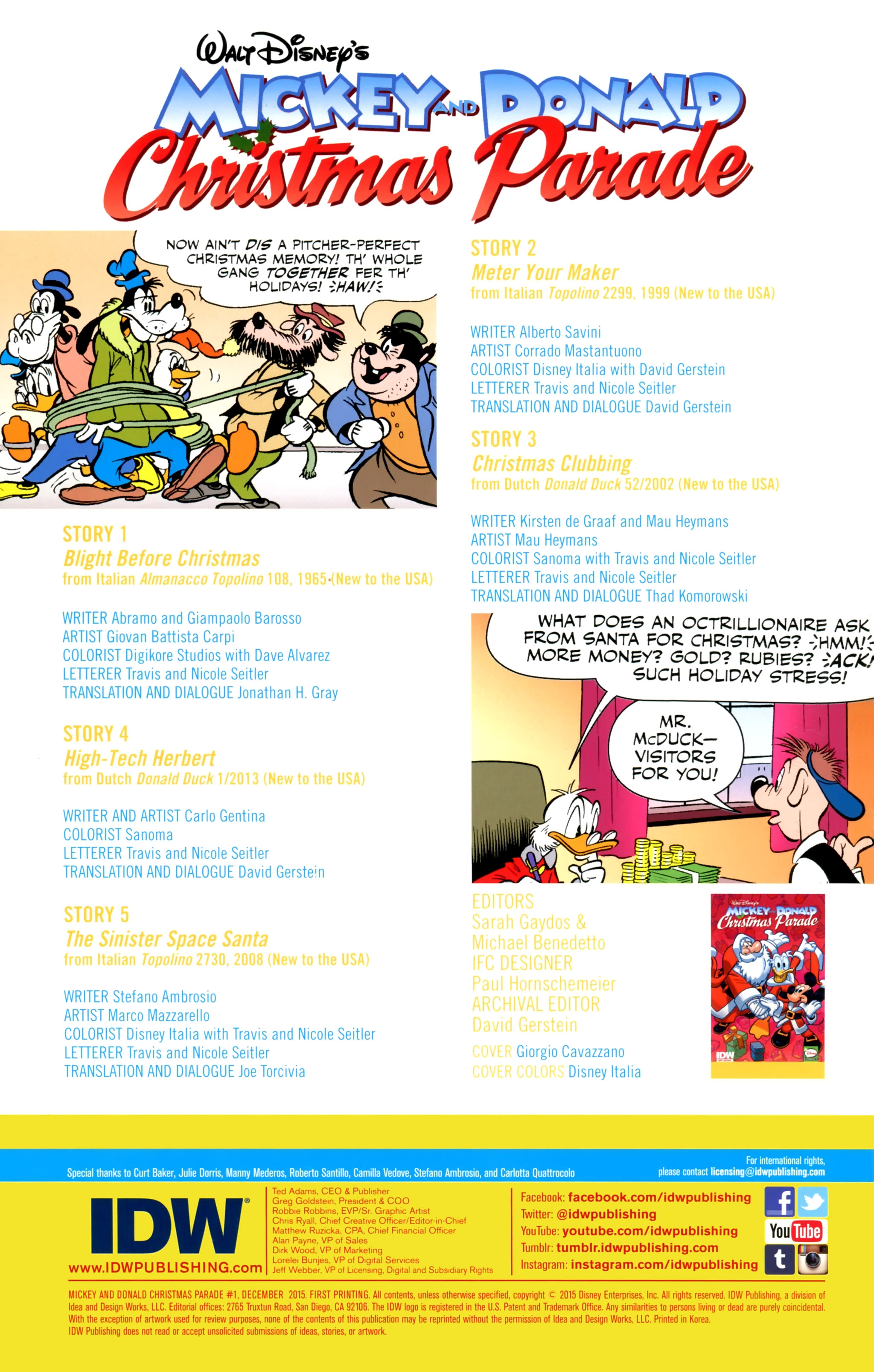 Read online Mickey and Donald Christmas Parade comic -  Issue # Full - 2