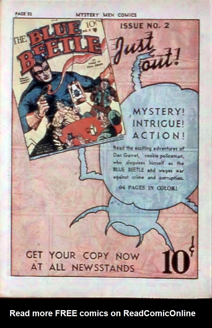 Read online Mystery Men Comics comic -  Issue #11 - 54