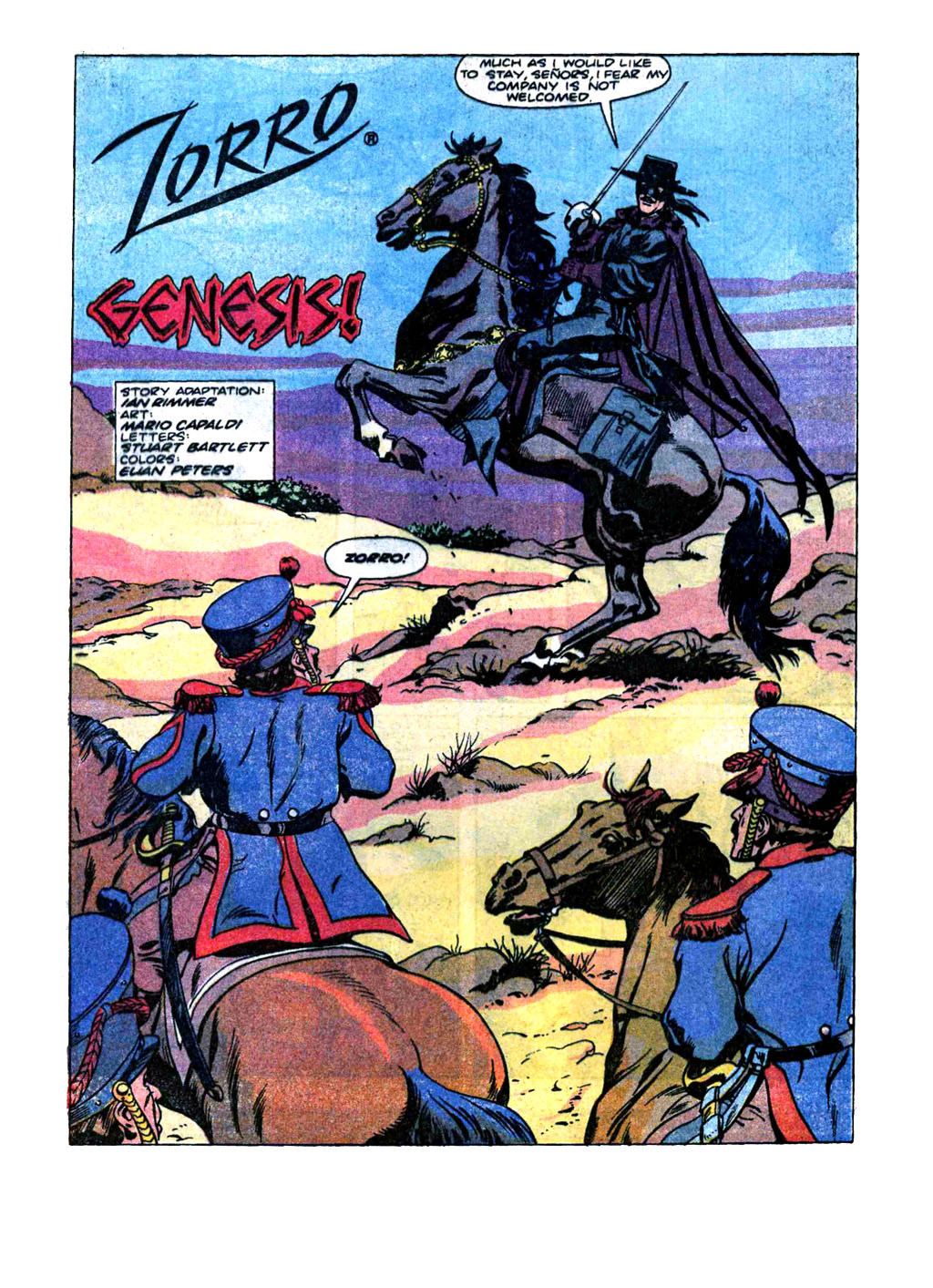Read online Zorro (1990) comic -  Issue #1 - 3