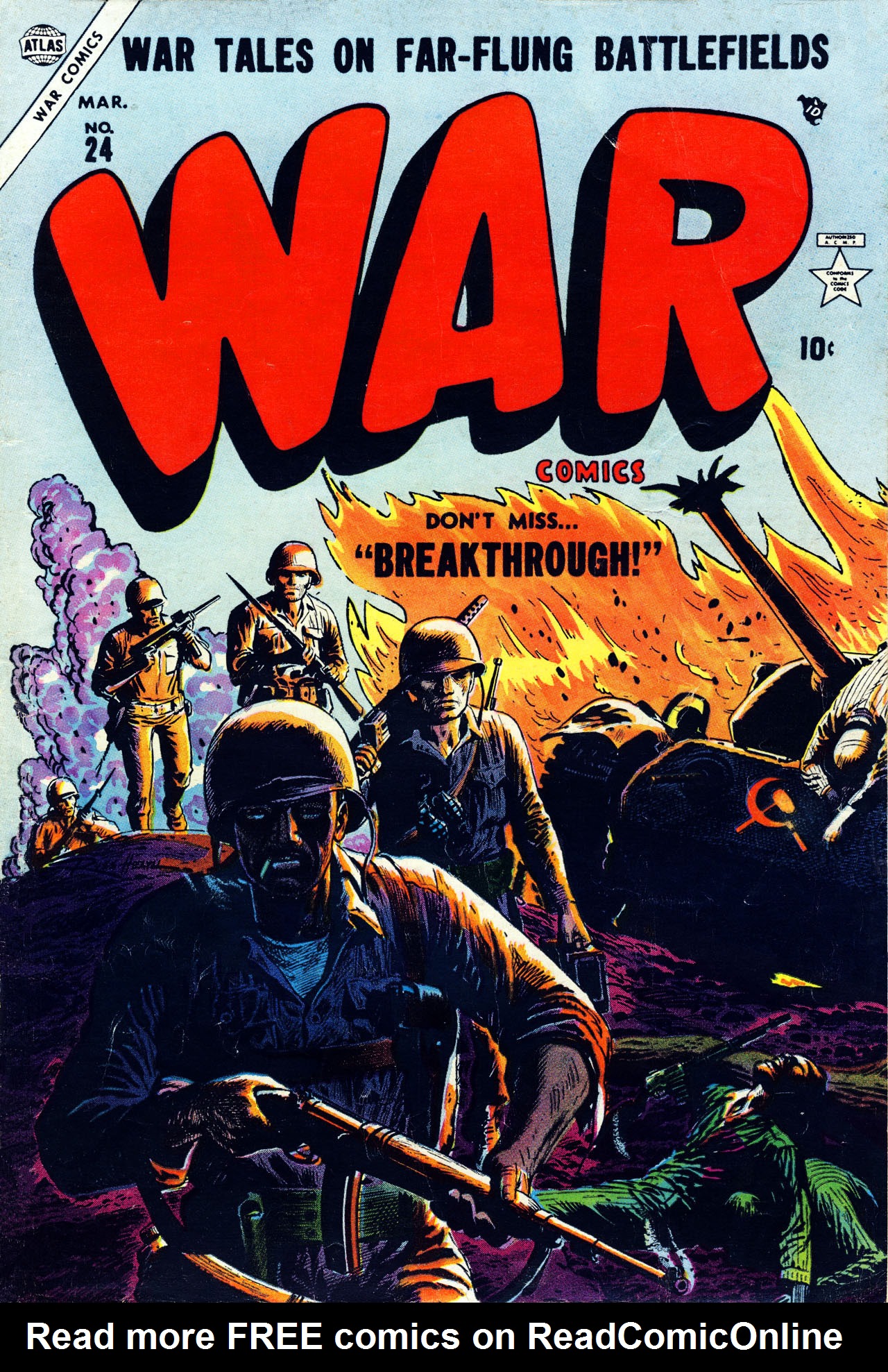 Read online War Comics comic -  Issue #24 - 1