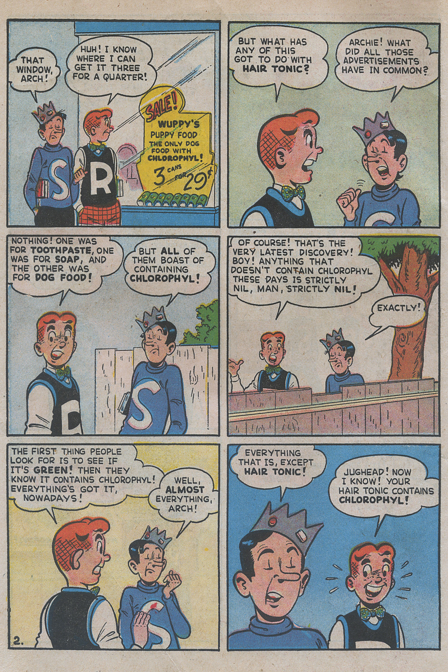 Read online Archie's Pal Jughead comic -  Issue #20 - 4